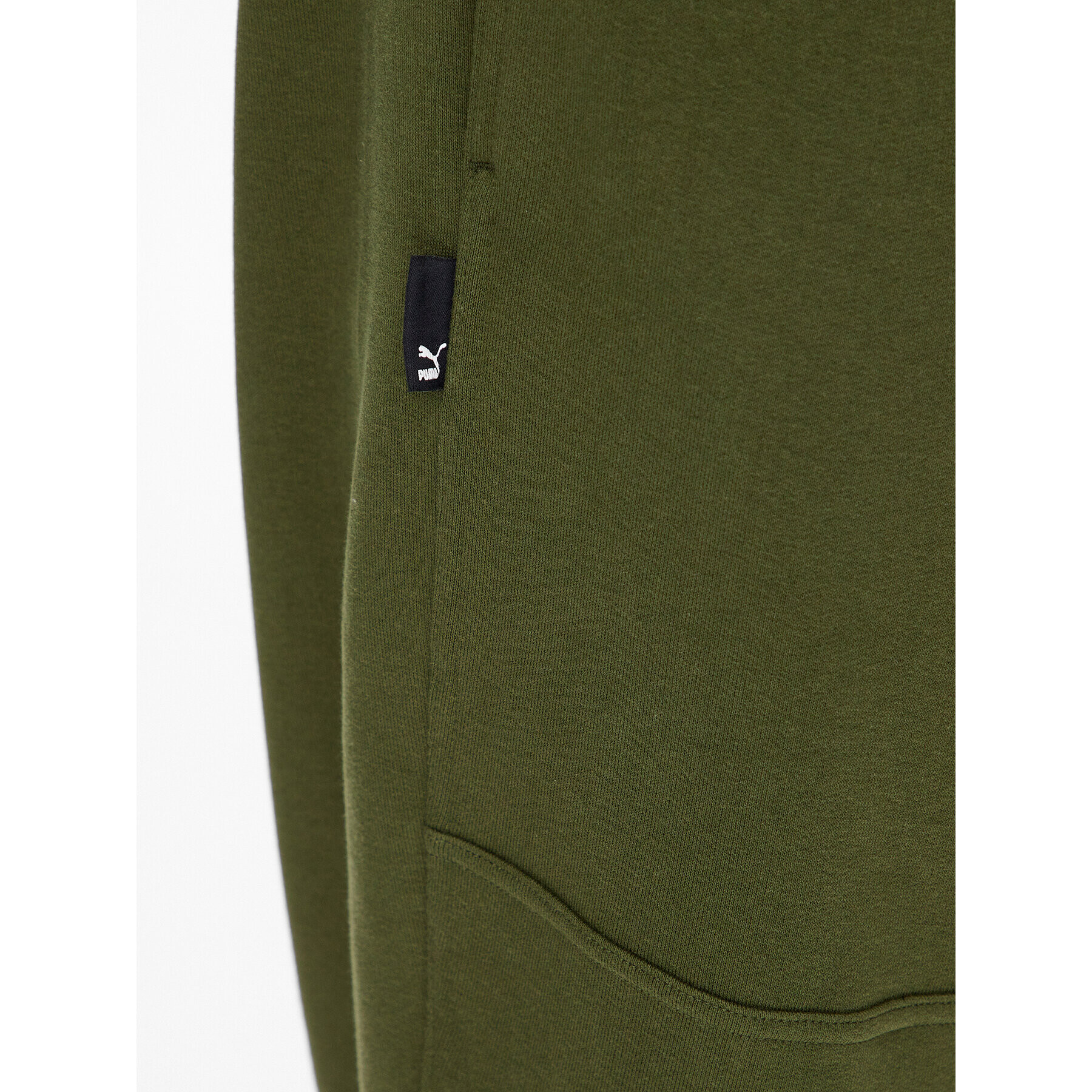 Puma Pantaloni trening Downtown 621287 Verde Regular Fit - Pled.ro