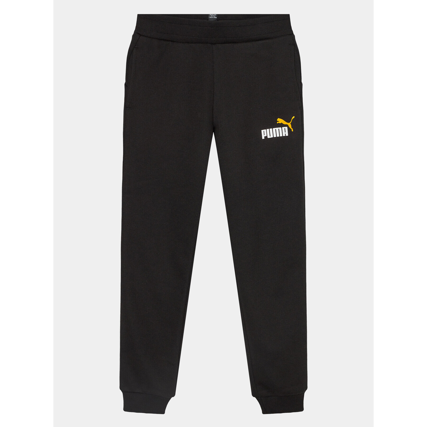 Puma Pantaloni trening Ess+ 2 Col Logo Pant 586988 Negru Regular Fit - Pled.ro