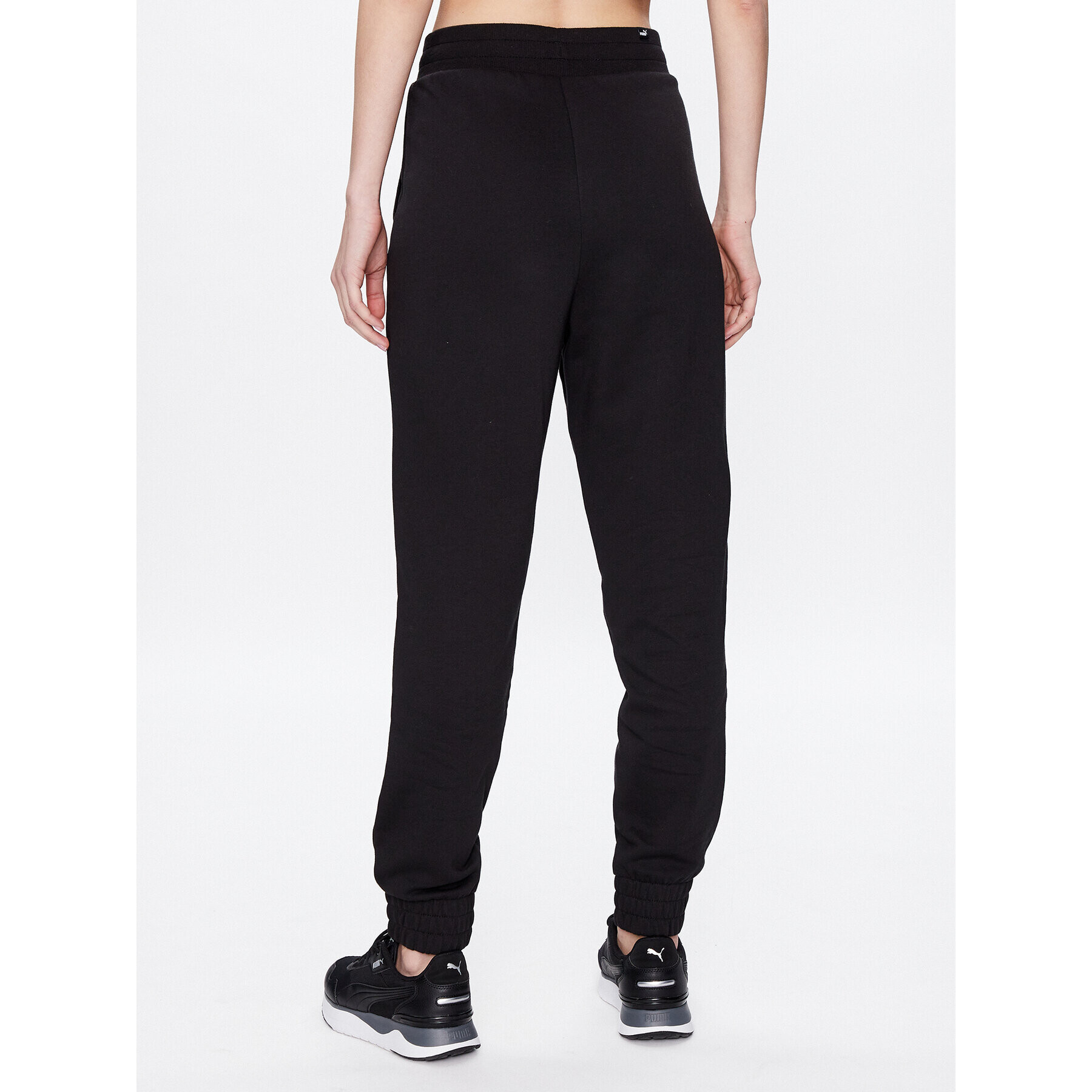 Puma Pantaloni trening Ess 847093 Negru Regular Fit - Pled.ro