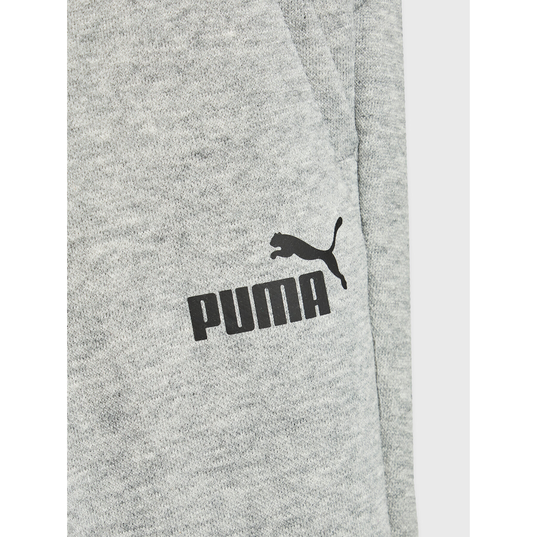 Puma Pantaloni trening Essentials Logo 586973 Gri Regular Fit - Pled.ro