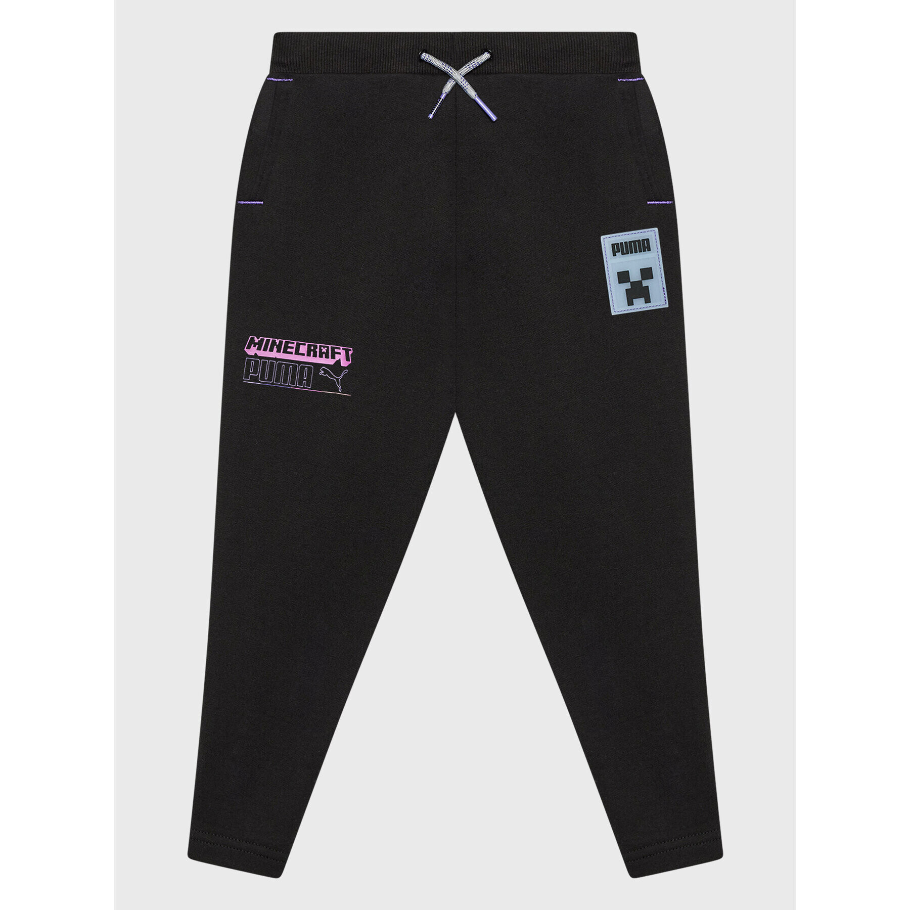 Puma Pantaloni trening MINECRAFT 670364 Negru Regular Fit - Pled.ro