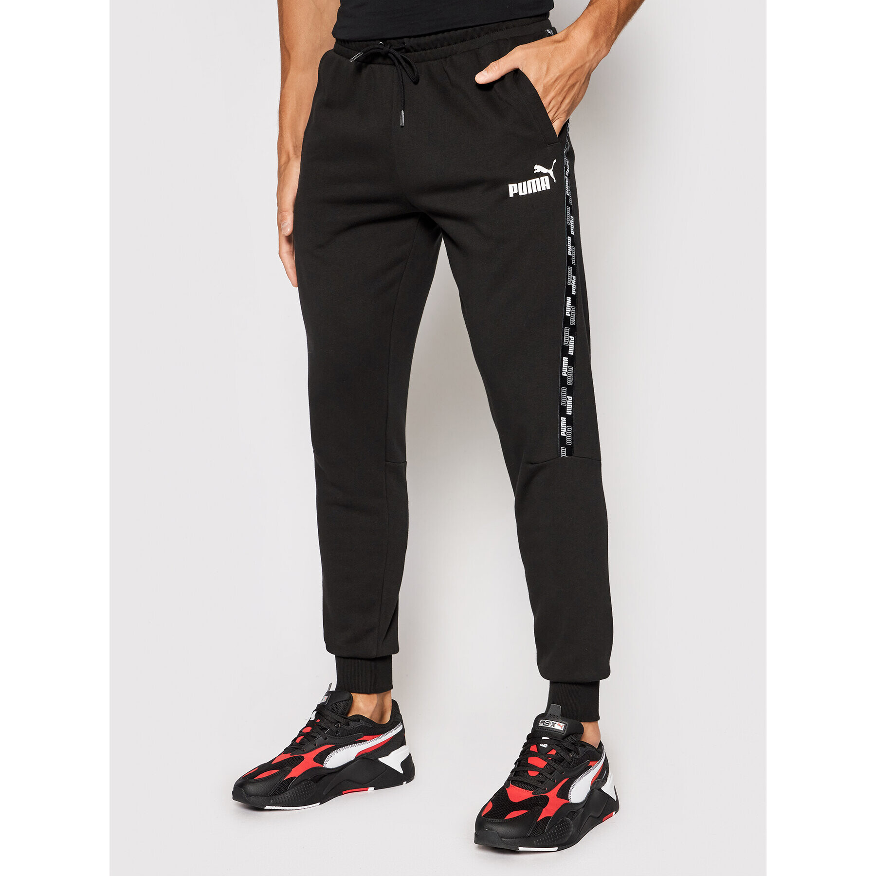 Puma Pantaloni trening Power 589416 Negru Slim FIt - Pled.ro