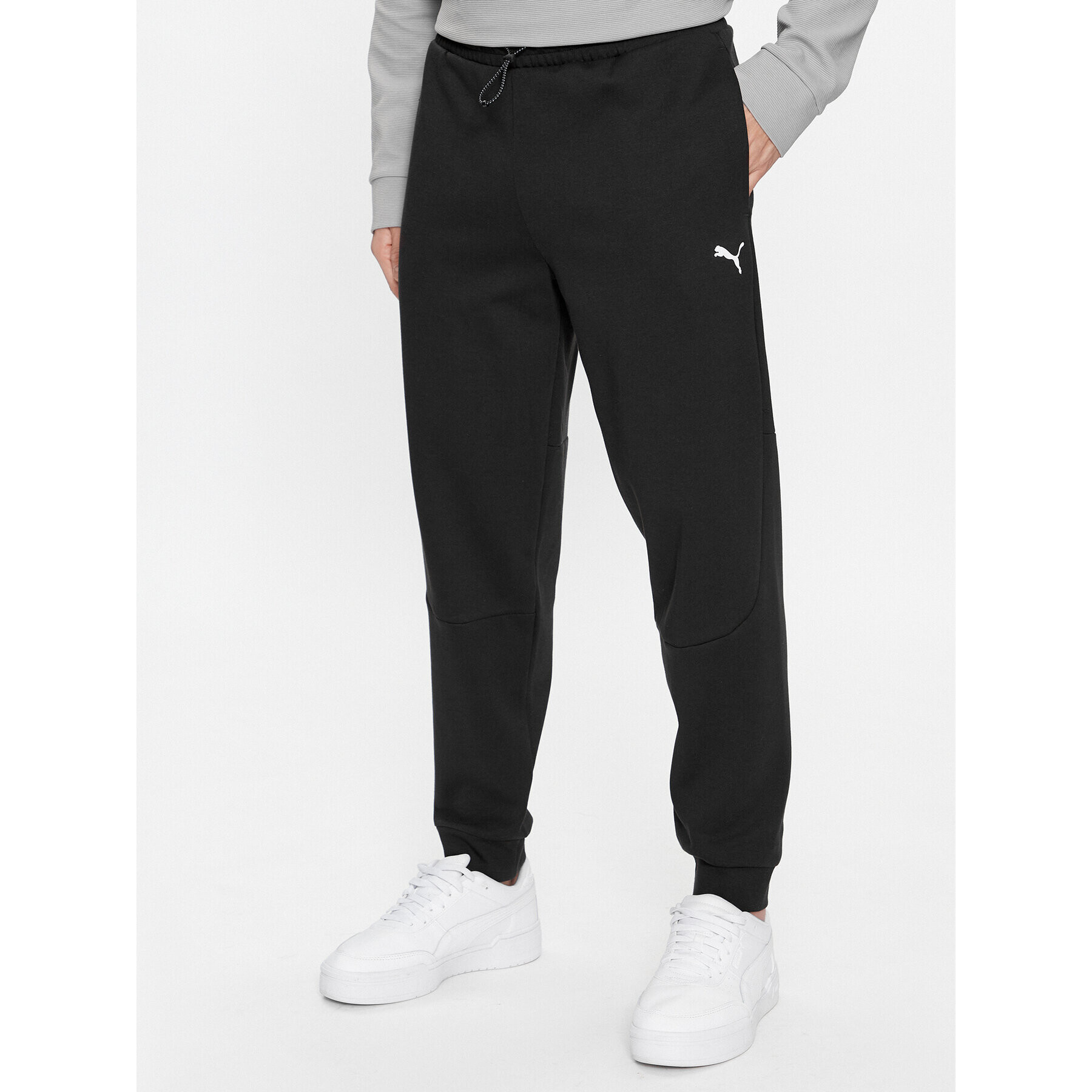 Puma Pantaloni trening Rad/Cal 675890 Negru Regular Fit - Pled.ro