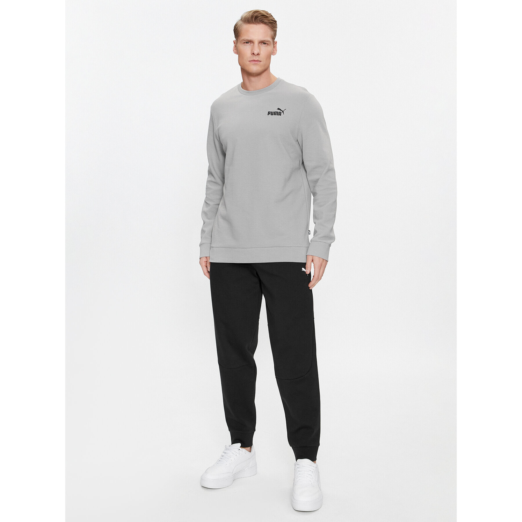 Puma Pantaloni trening Rad/Cal 675890 Negru Regular Fit - Pled.ro