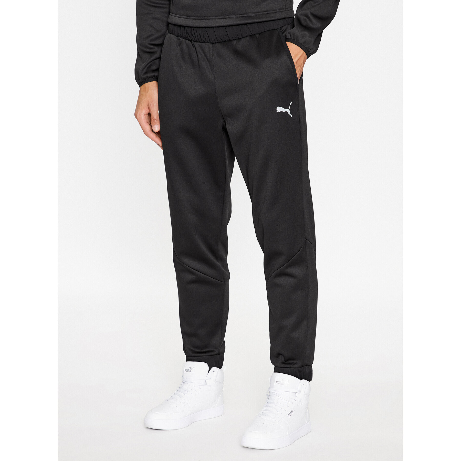 Puma Pantaloni trening Train All Day 522342 Negru Regular Fit - Pled.ro