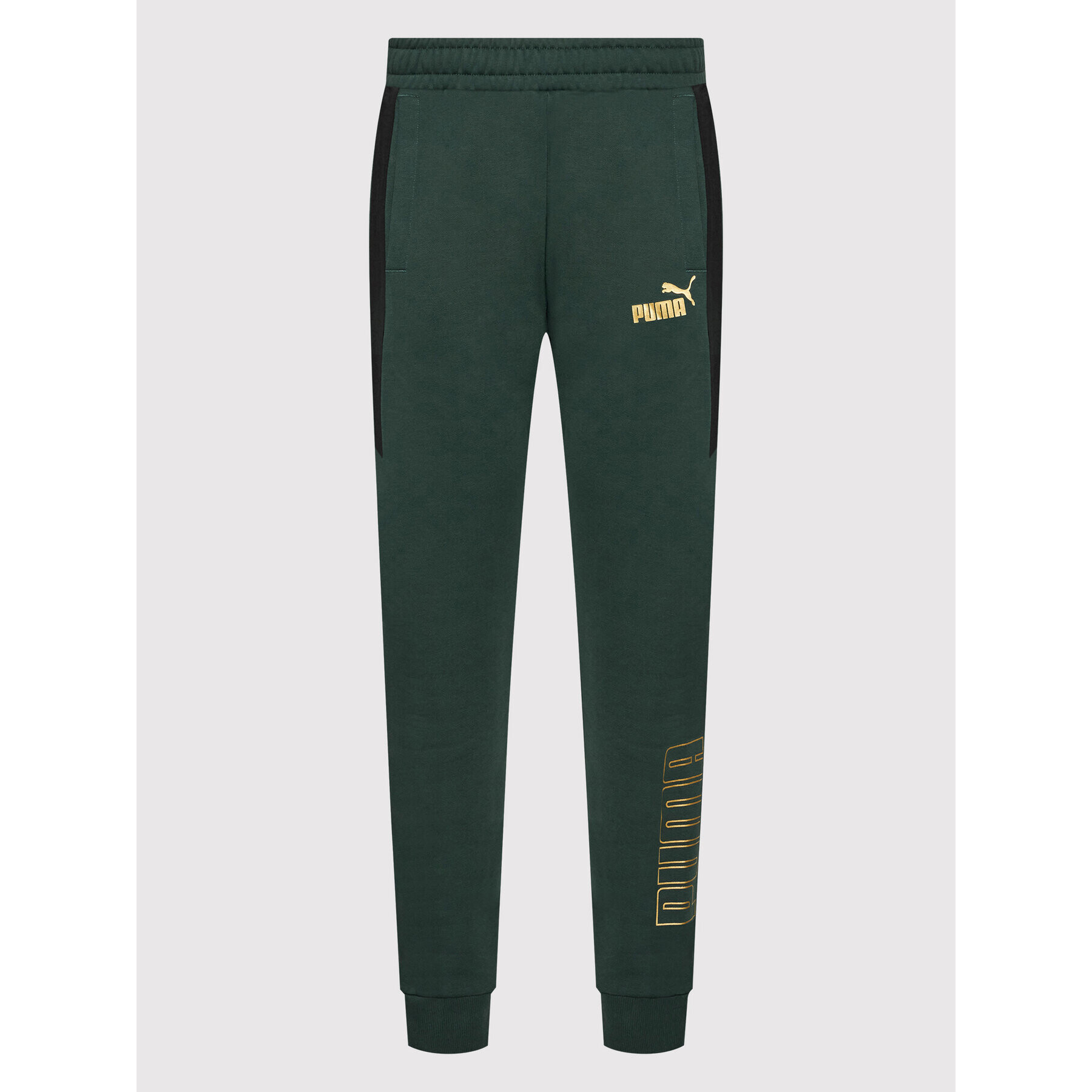 Puma Pantaloni trening Winterized 848191 Verde Regular Fit - Pled.ro