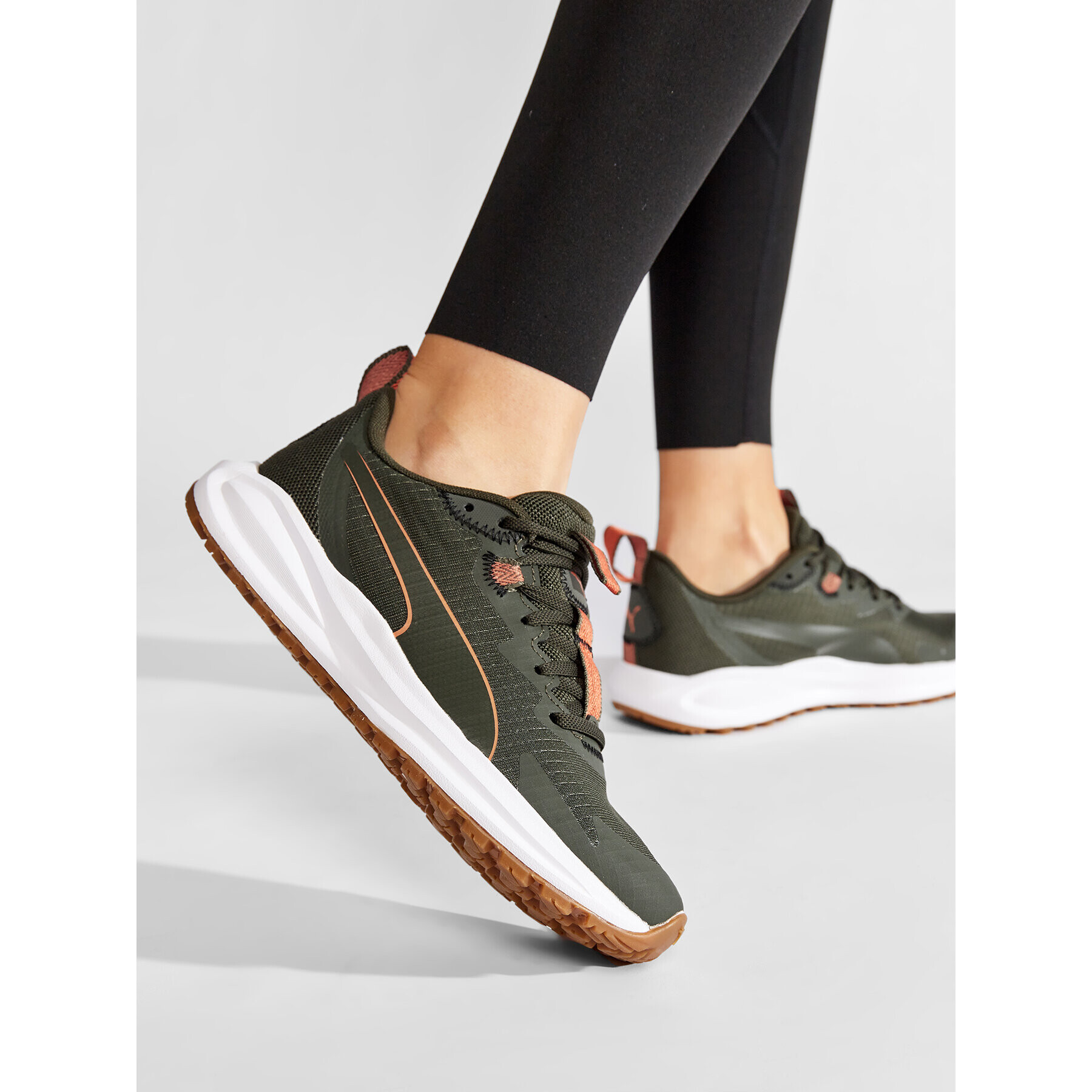 Puma Pantofi Twitch Runner Trail Jr 377581 02 Verde - Pled.ro