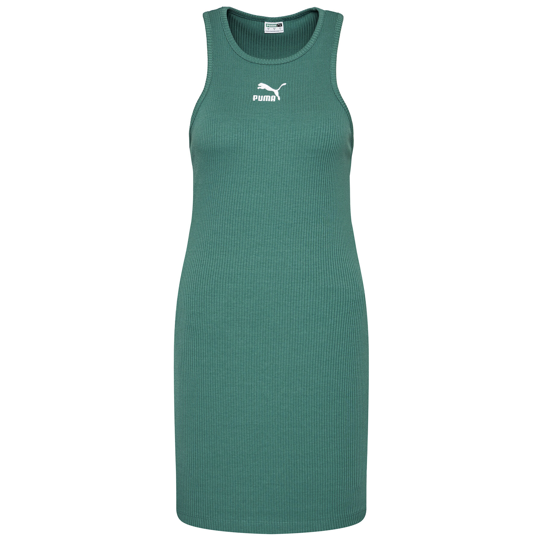 Puma Rochie de zi Classics Summer 599591 Verde Regular Fit - Pled.ro