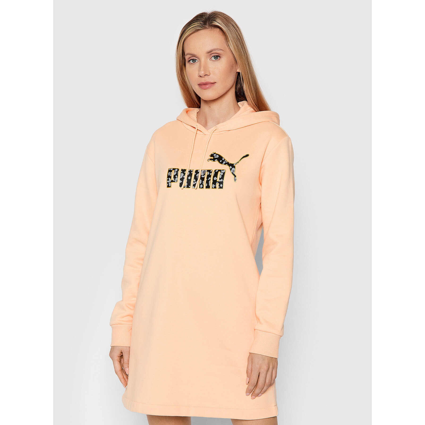 Puma Rochie tricotată Winterized 848200 Portocaliu Relaxed Fit - Pled.ro