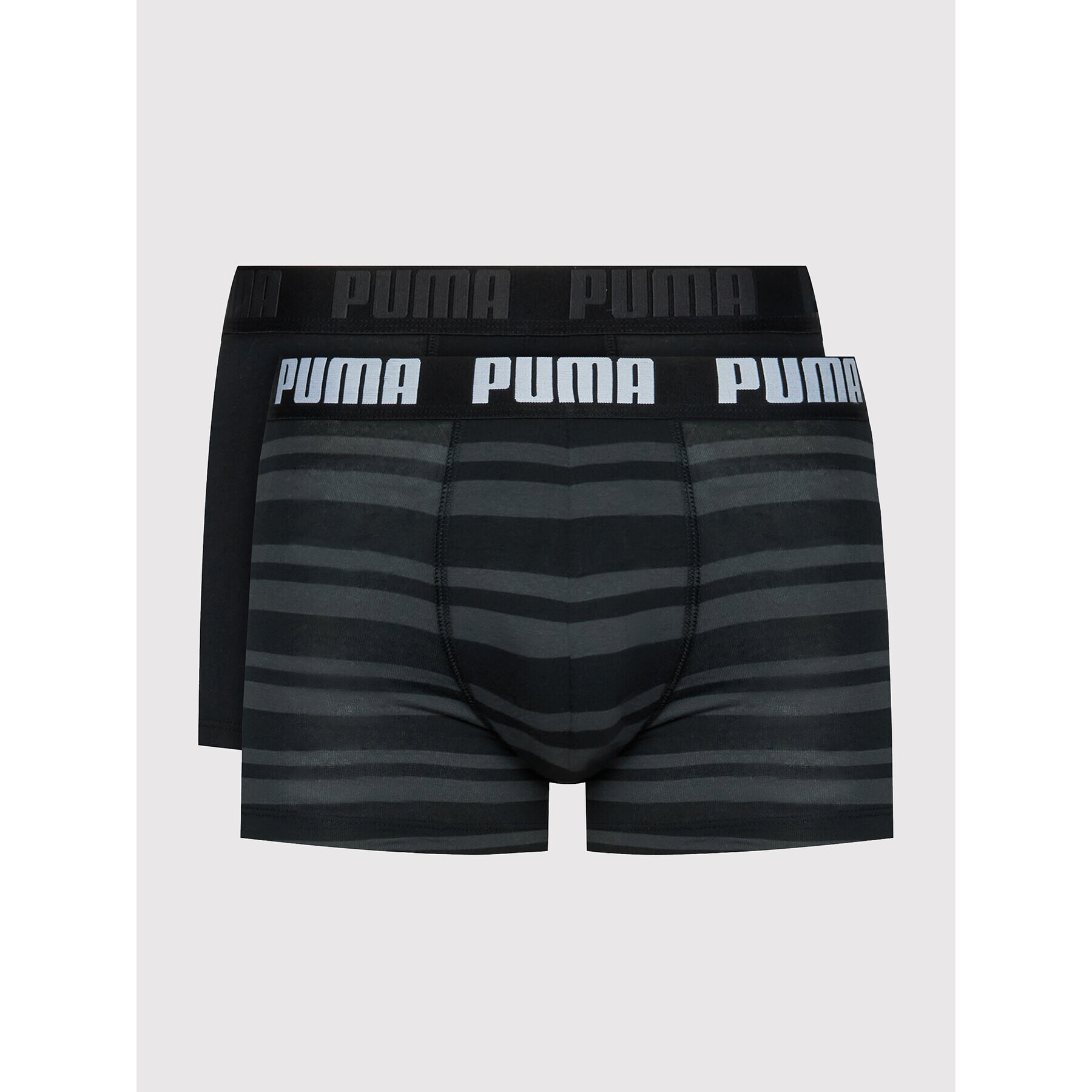 Puma Set 2 perechi de boxeri Everyday 907838 Negru - Pled.ro