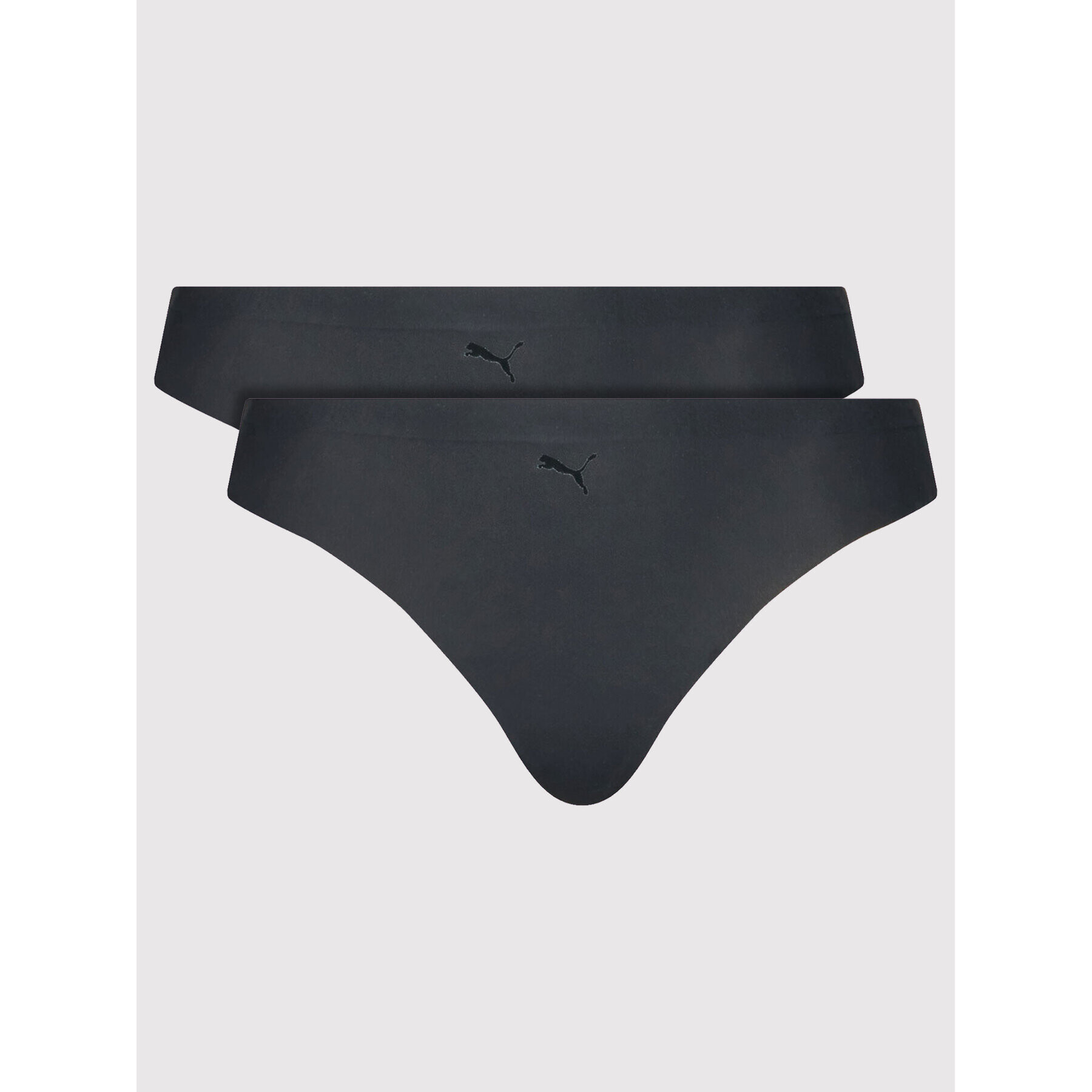 Puma Set 2 perechi de chiloți tanga 935021 Negru - Pled.ro