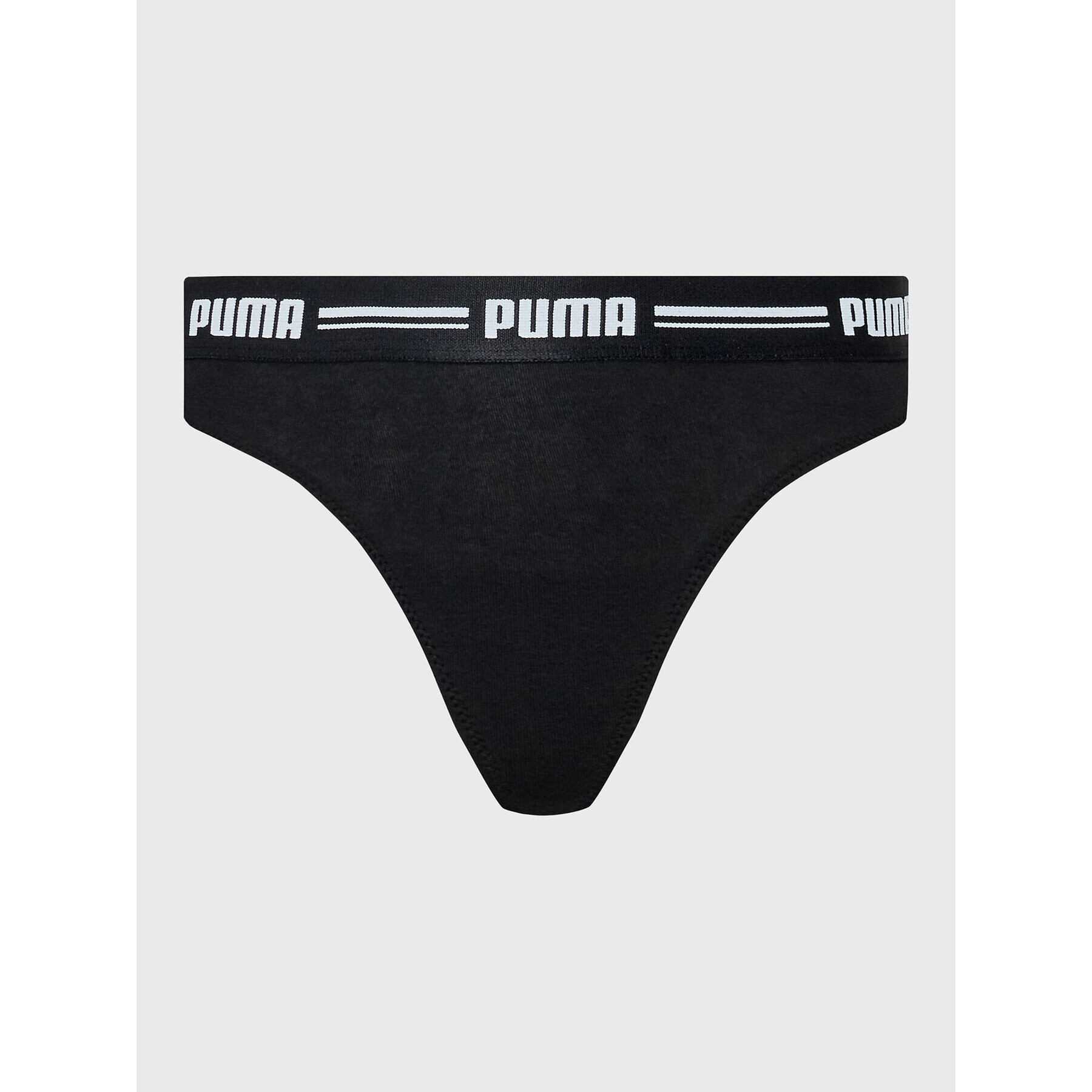 Puma Set 2 perechi de chiloți tanga 907854 Negru - Pled.ro