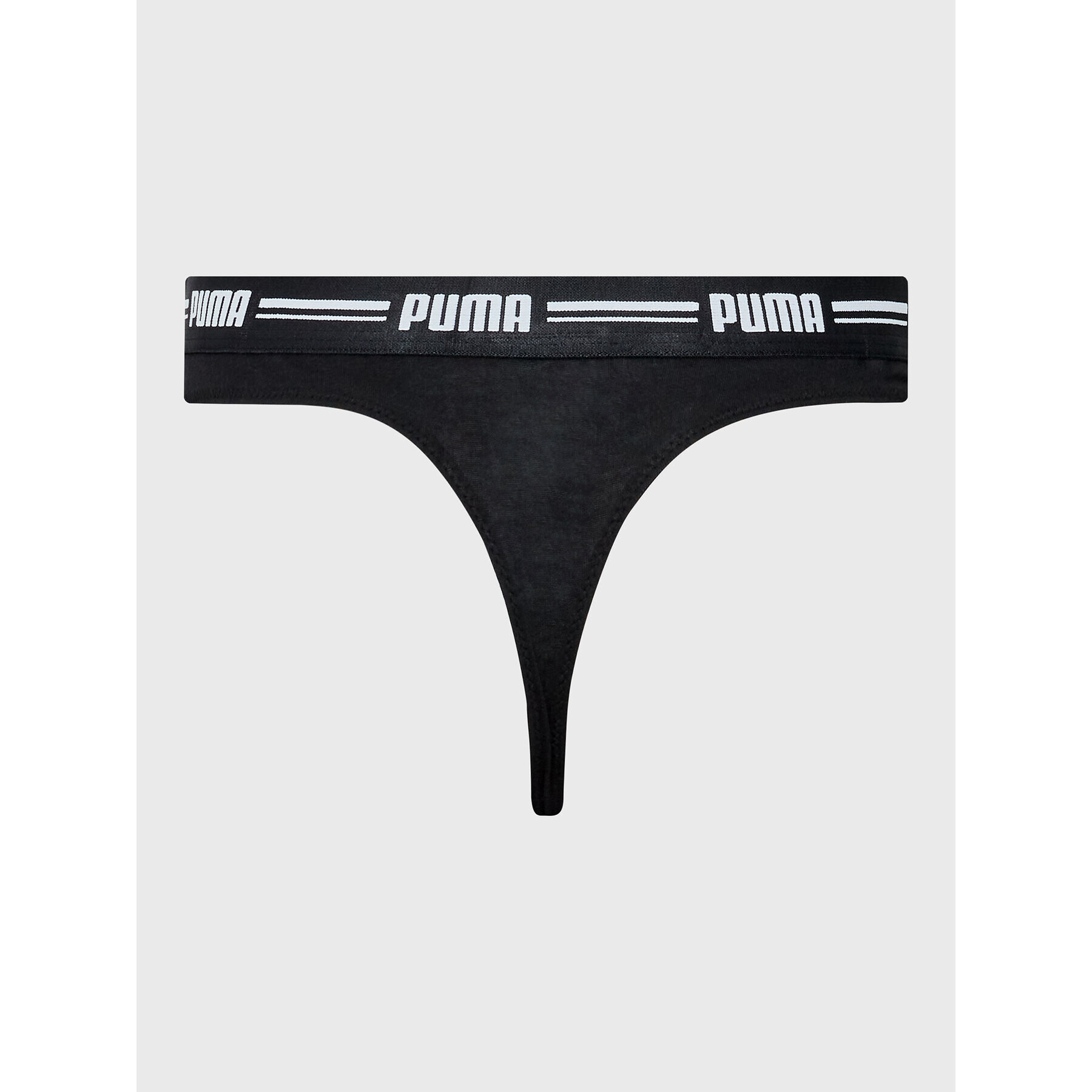 Puma Set 2 perechi de chiloți tanga 907854 Negru - Pled.ro