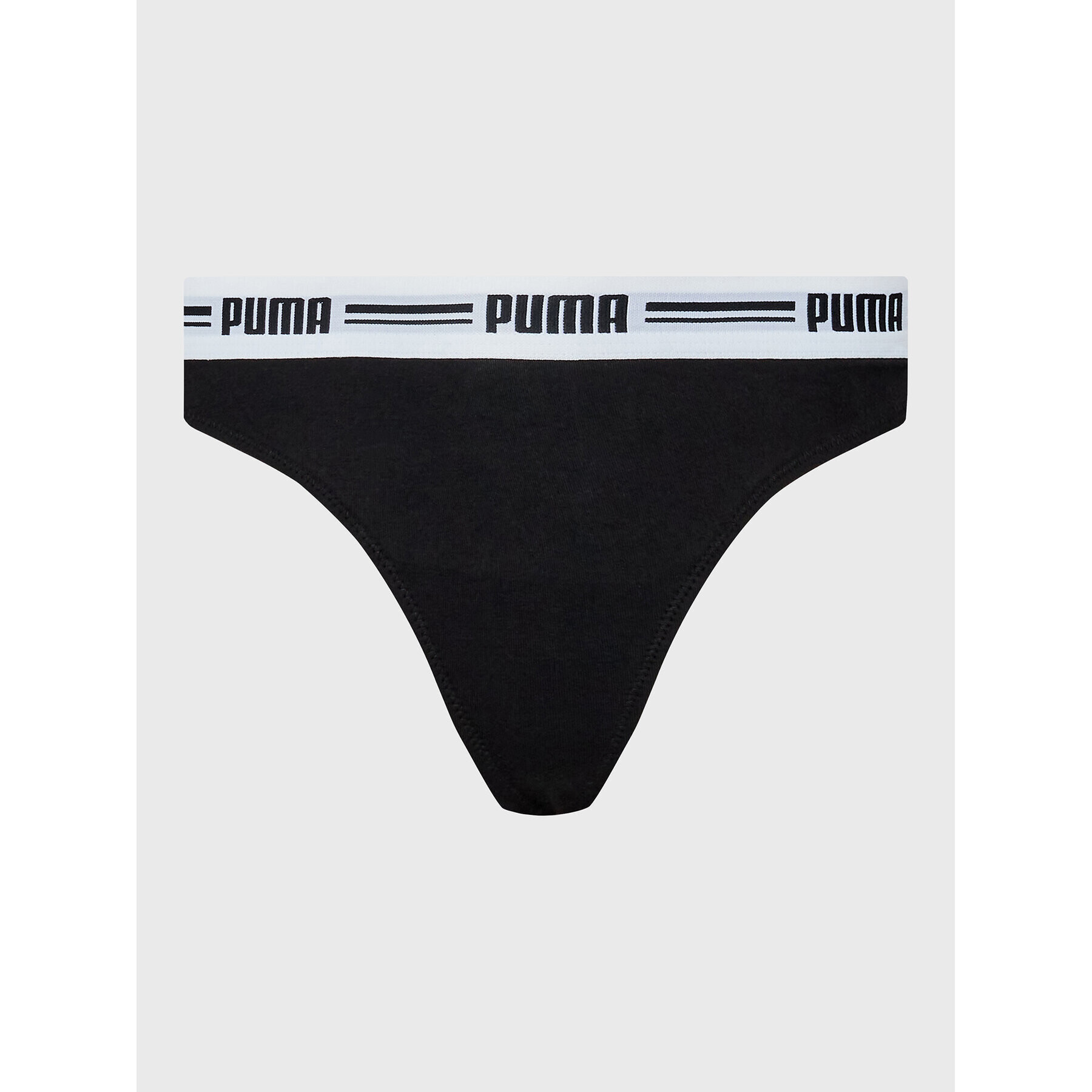 Puma Set 2 perechi de chiloți tanga 907854 Negru - Pled.ro