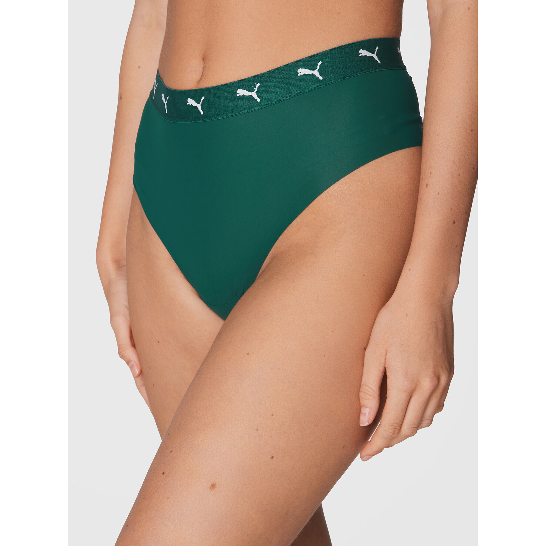 Puma Set 2 perechi de chiloți tanga 935792 Verde - Pled.ro