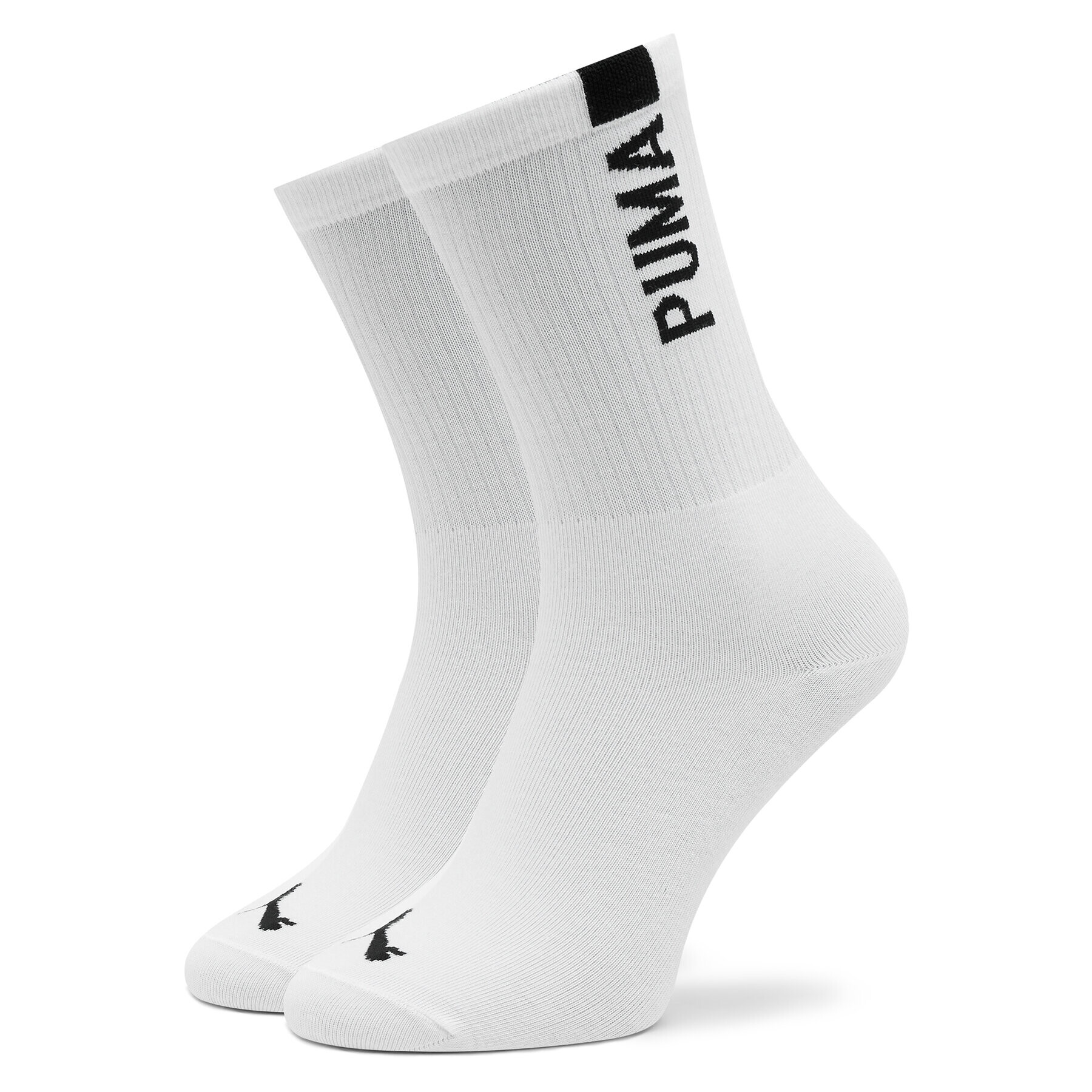 Puma Set de 2 perechi de șosete lungi de damă Women Slouch Sock 2P 938005 Alb - Pled.ro