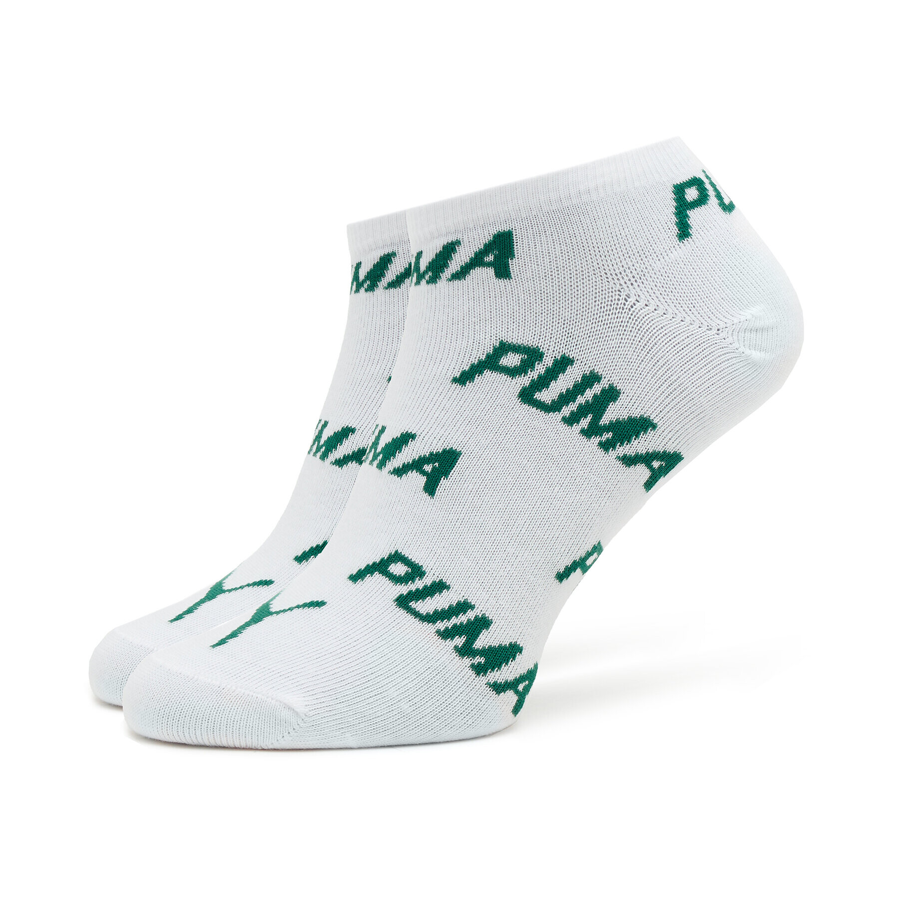 Puma Set de 2 perechi de șosete medii unisex Unisex Bwt Sneaker 2P 907947 Alb - Pled.ro