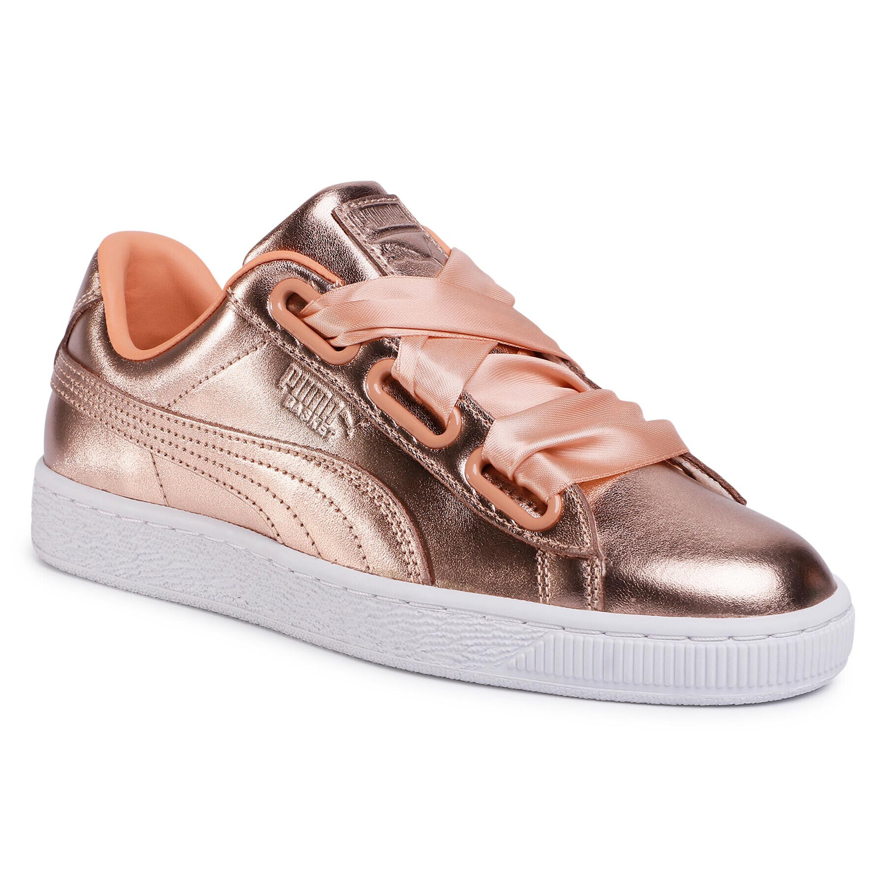 Puma Sneakers Basket Heart Luxe Wn's 366730 03 Auriu - Pled.ro