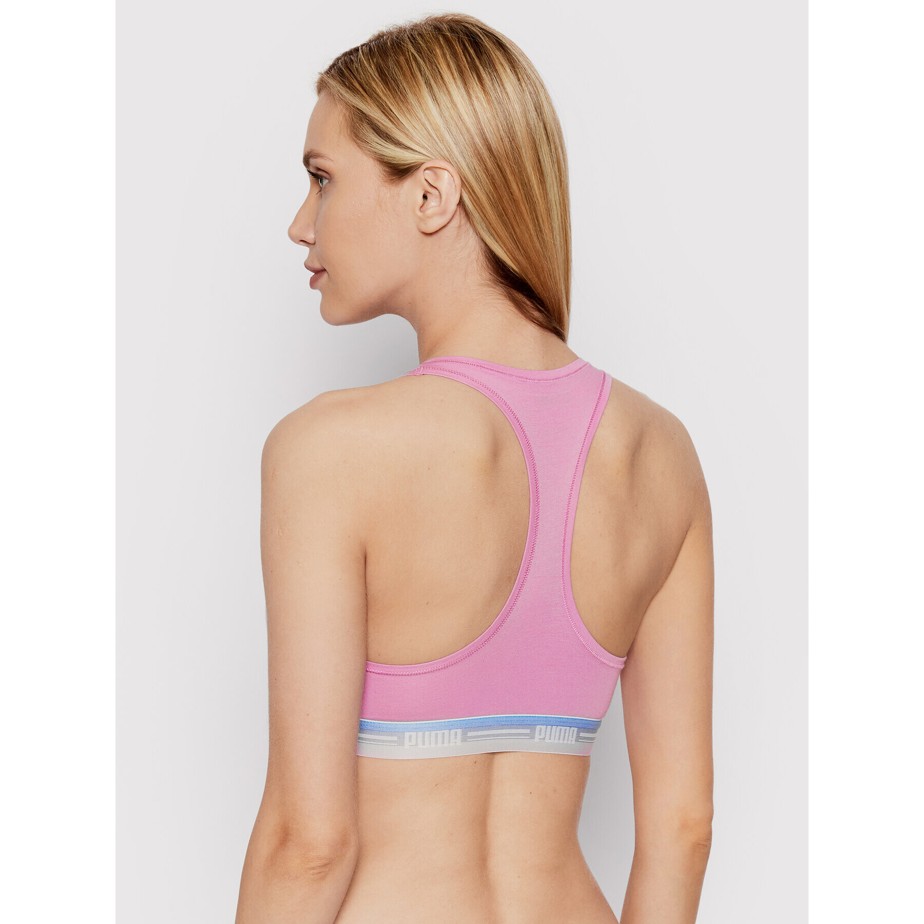 Puma Sutien top Racer Back 907862 Roz - Pled.ro