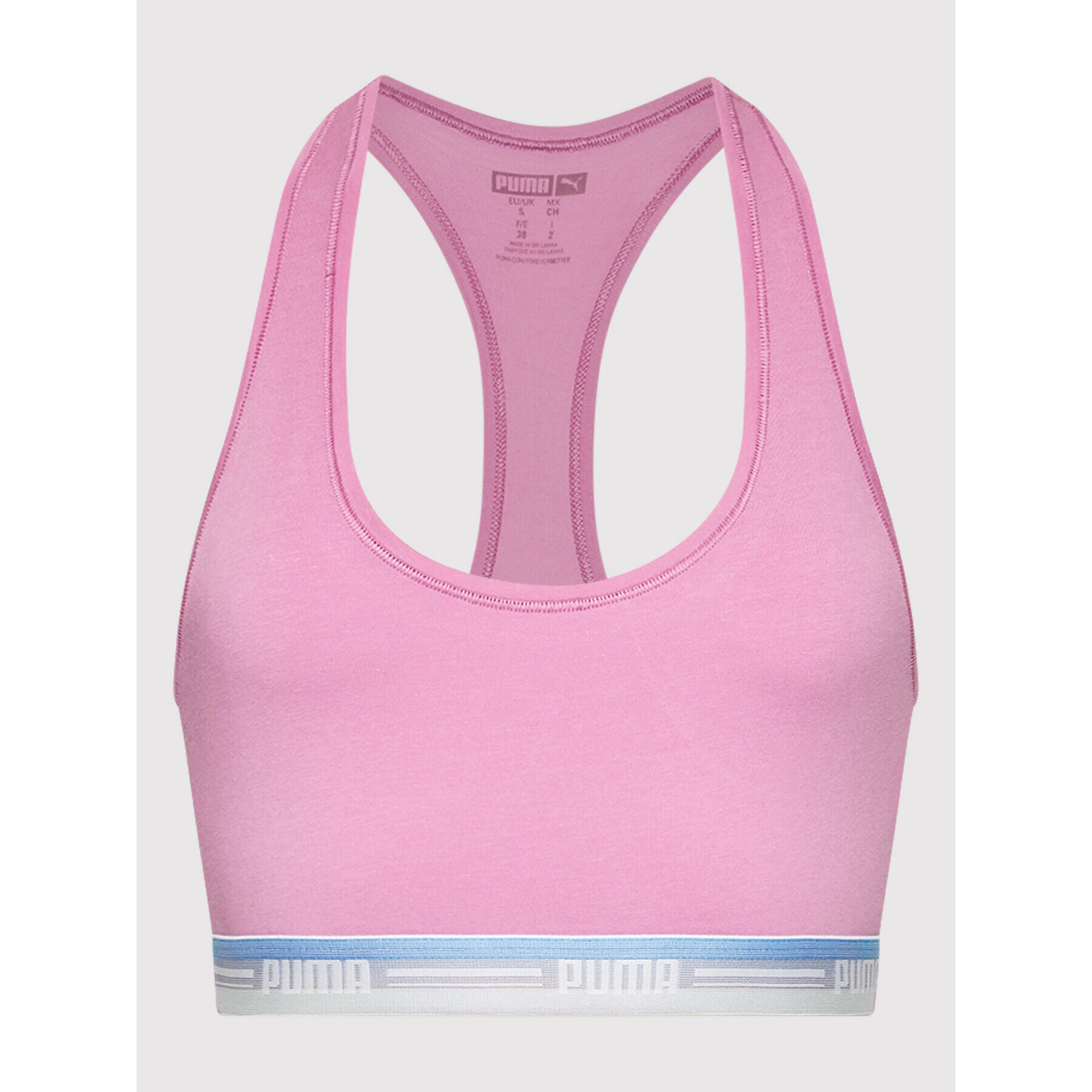 Puma Sutien top Racer Back 907862 Roz - Pled.ro