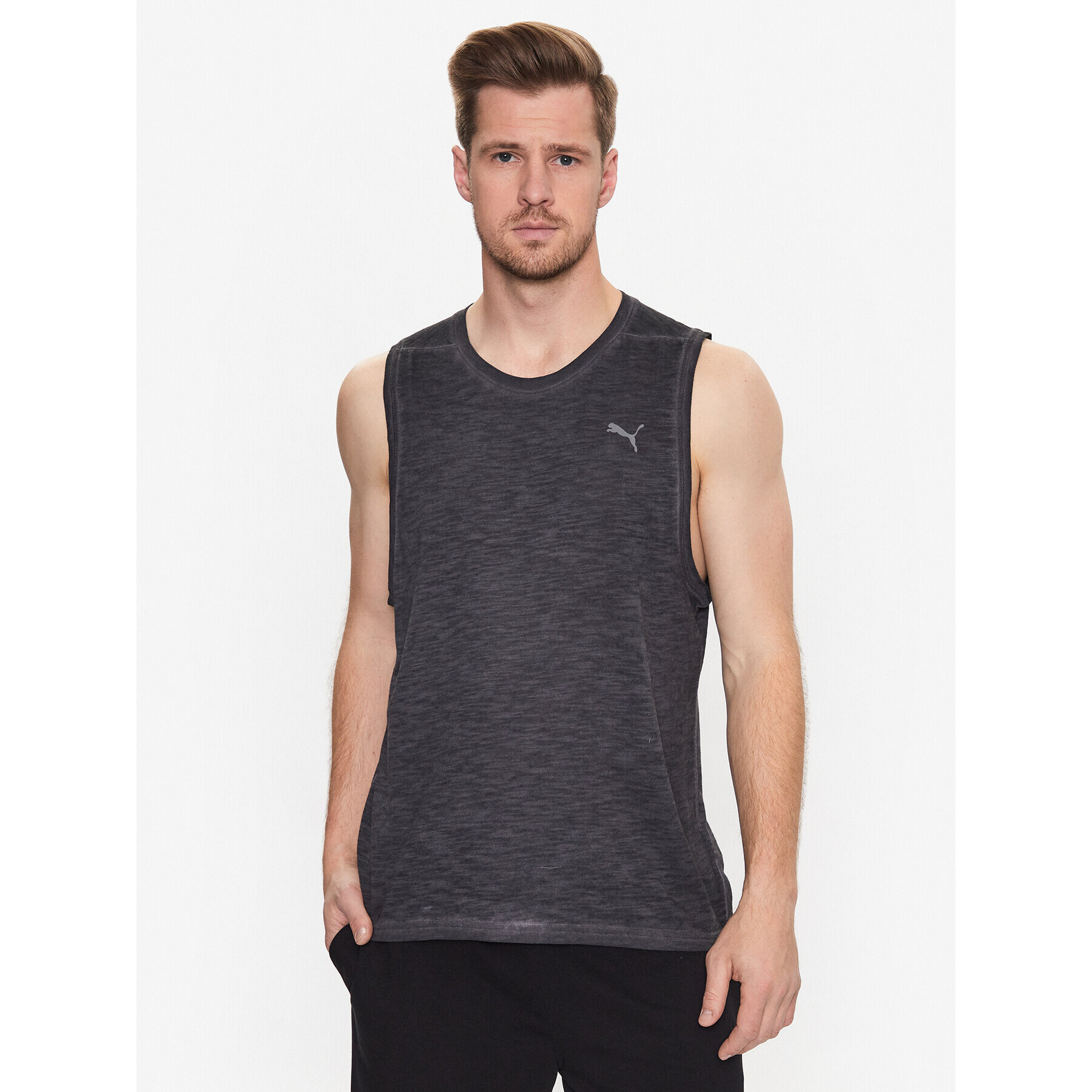 Puma Tank top Studio Foundation 523197 Negru Regular Fit - Pled.ro