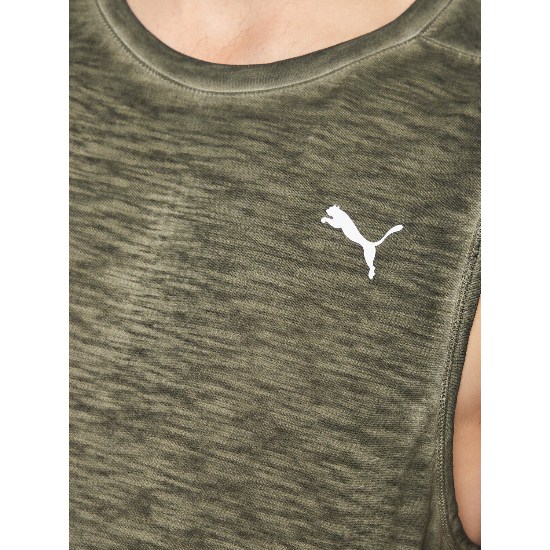 Puma Tank top Studio Foundation 523197 Verde Regular Fit - Pled.ro