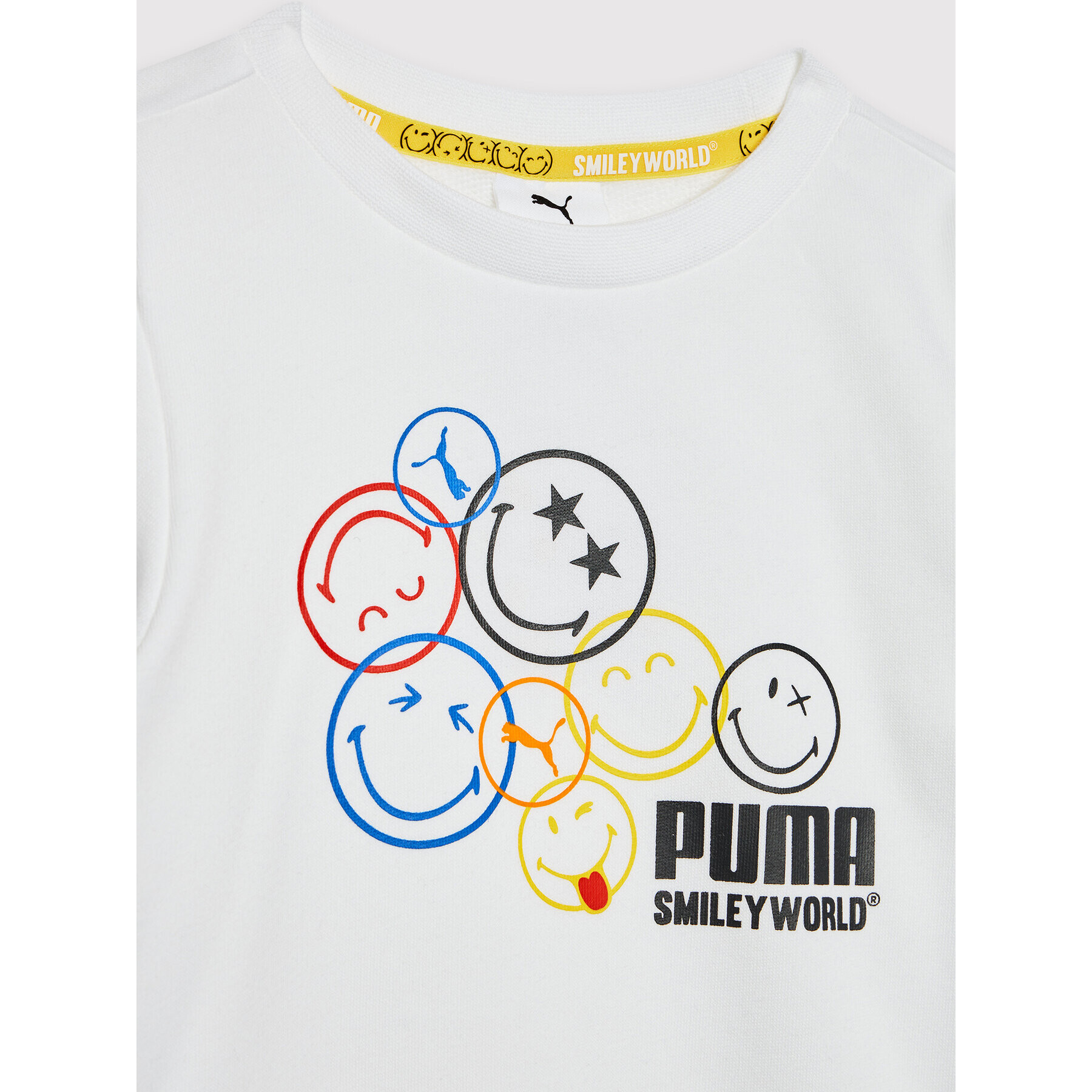 Puma Trening SMILEY WORD Minicat 846975 Colorat Regular Fit - Pled.ro