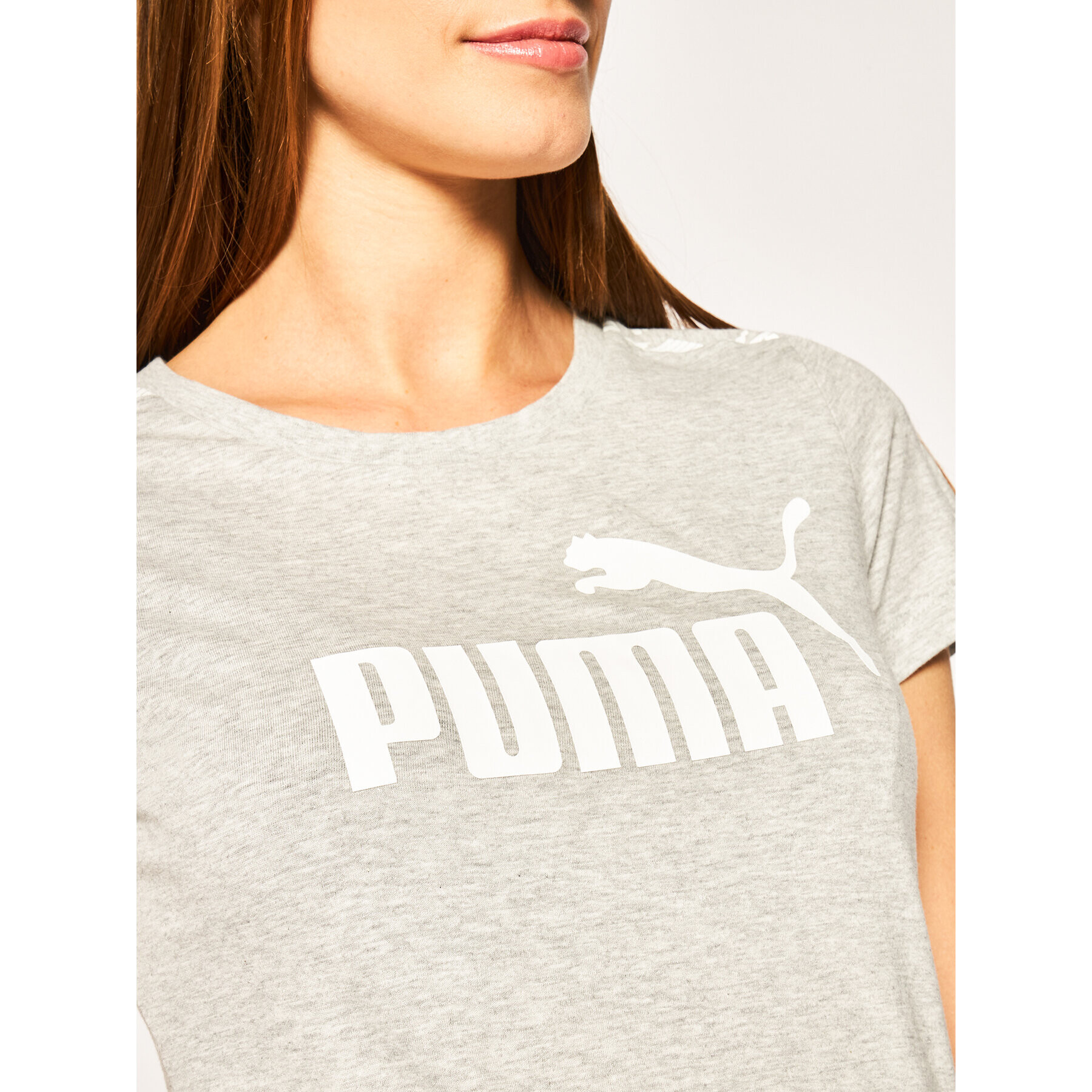 Puma Tricou Amplified 581218 04 Gri Regular Fit - Pled.ro