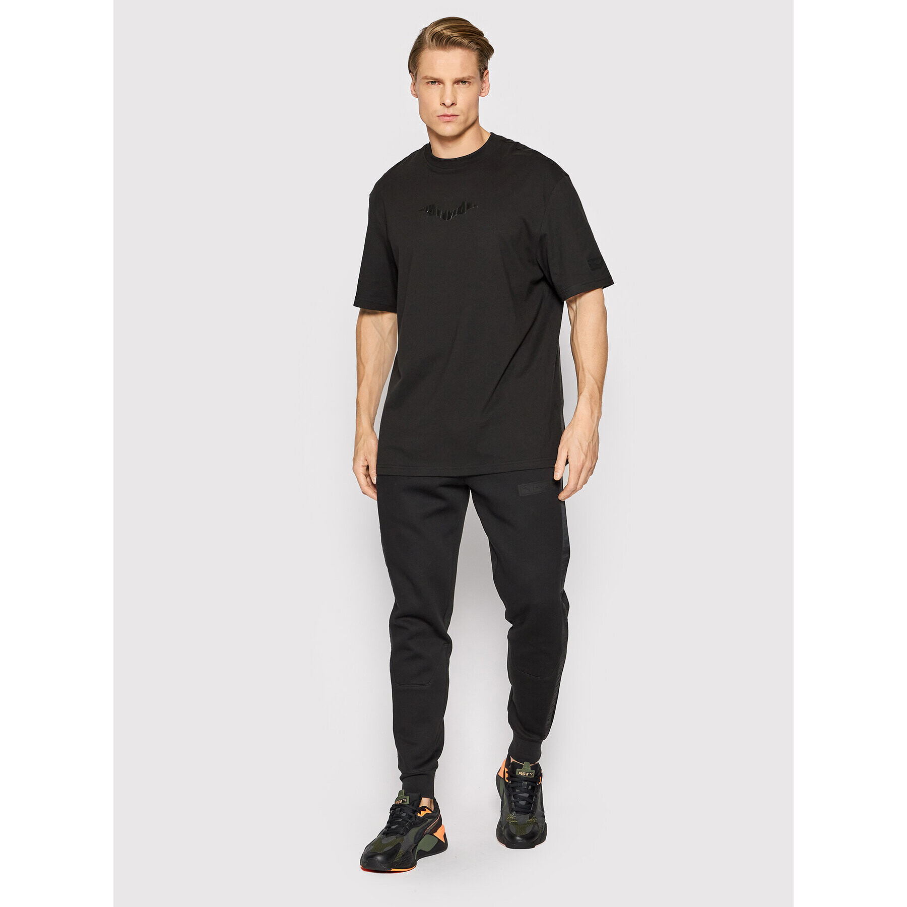 Puma Tricou BATMAN 534723 Negru Regular Fit - Pled.ro