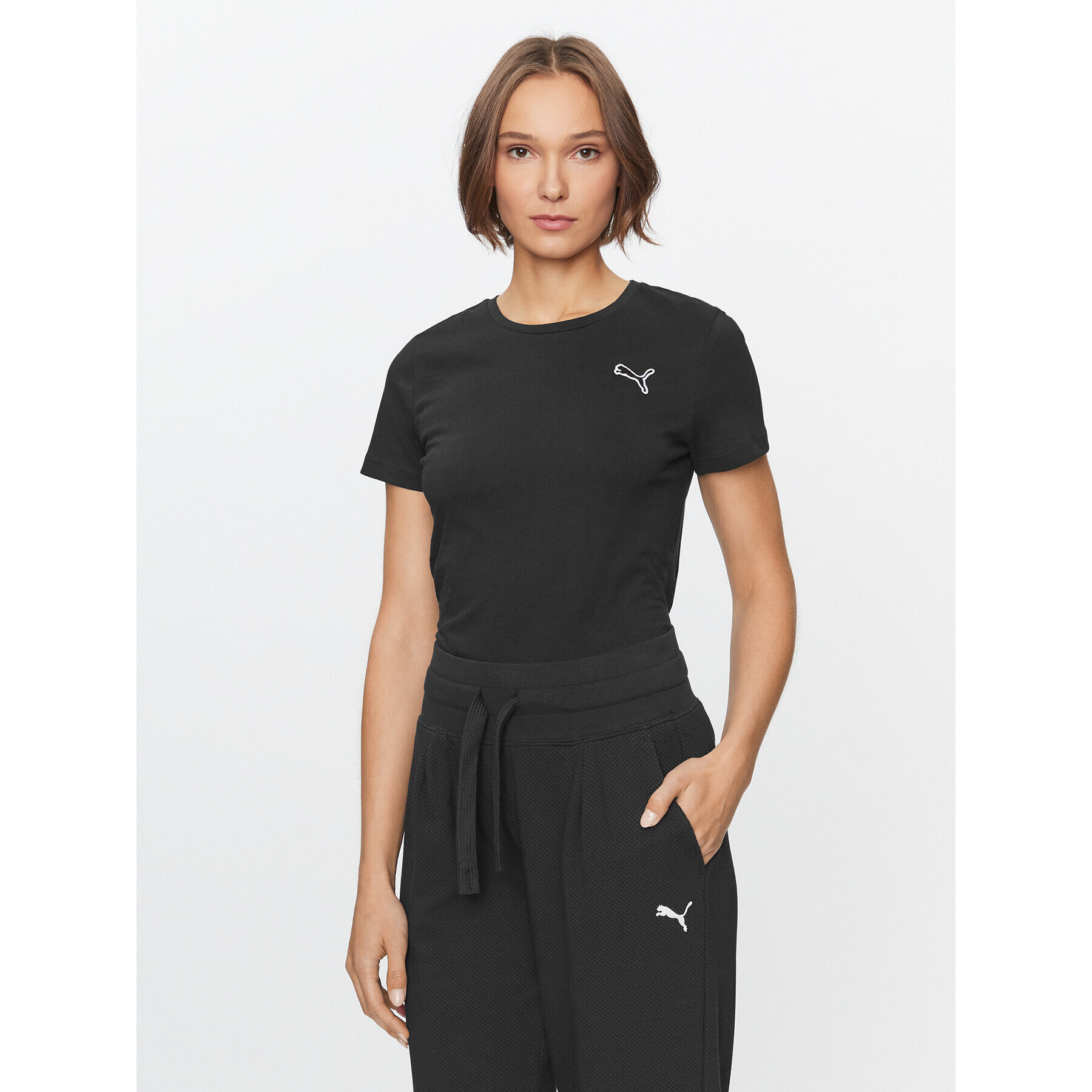 Puma Tricou Better Essentials 675986 Negru Regular Fit - Pled.ro