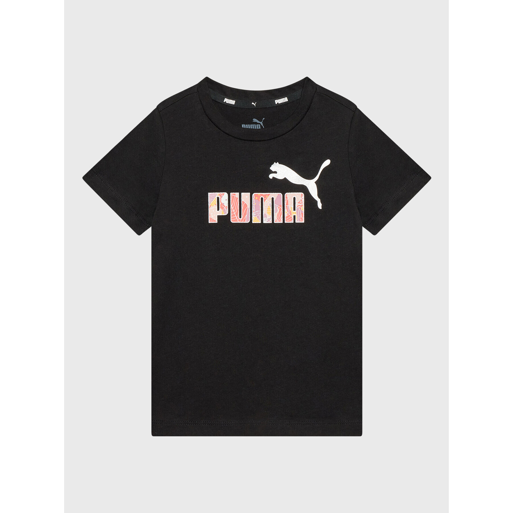 Puma Tricou Bloom Logo 670311 Negru Regular Fit - Pled.ro