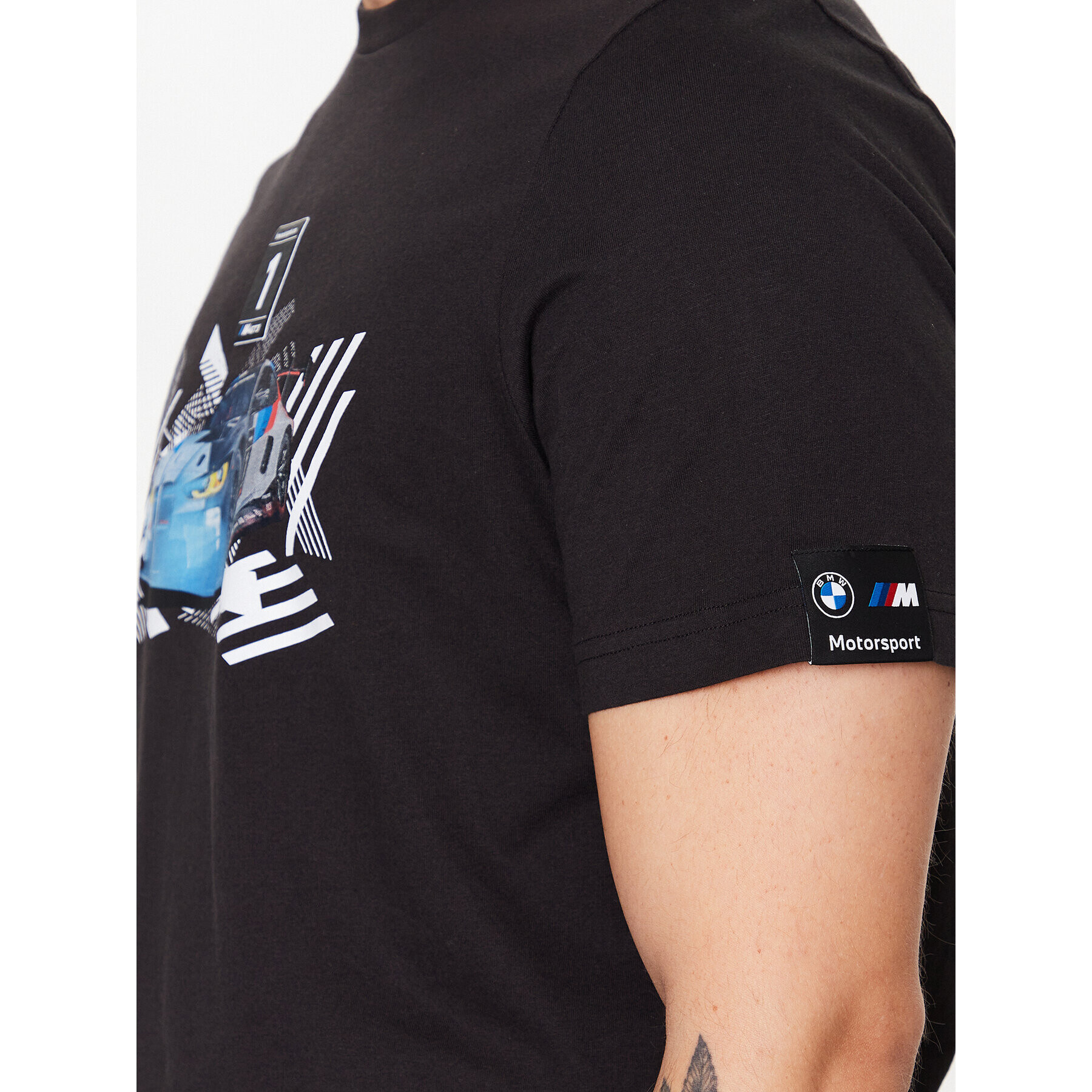 Puma Tricou Bmw M Motorsport M4 Gt3 538915 Negru Regular Fit - Pled.ro