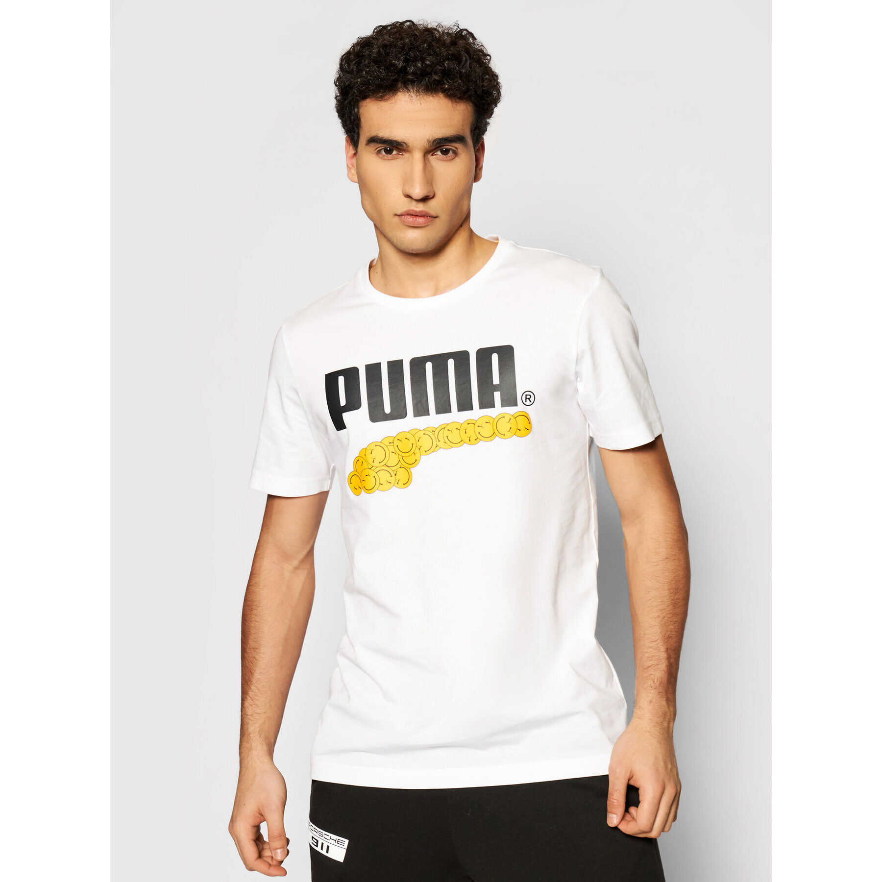 Puma Tricou Club Graphic Tee 598793 Alb Regular Fit - Pled.ro