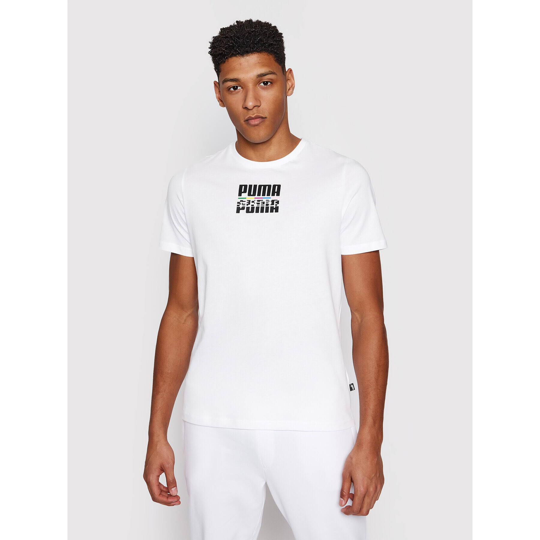 Puma Tricou Core International Tee 587768 Alb Regular Fit - Pled.ro