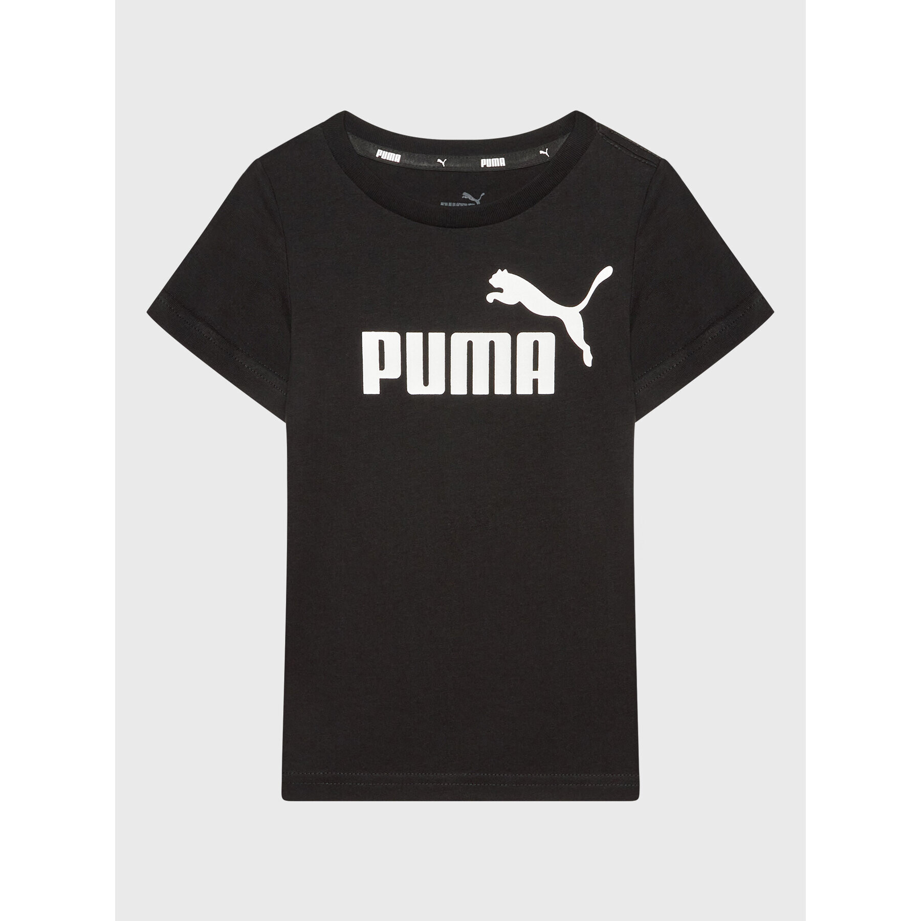 Puma Tricou Essentials Logo 586960 Negru Regular Fit - Pled.ro