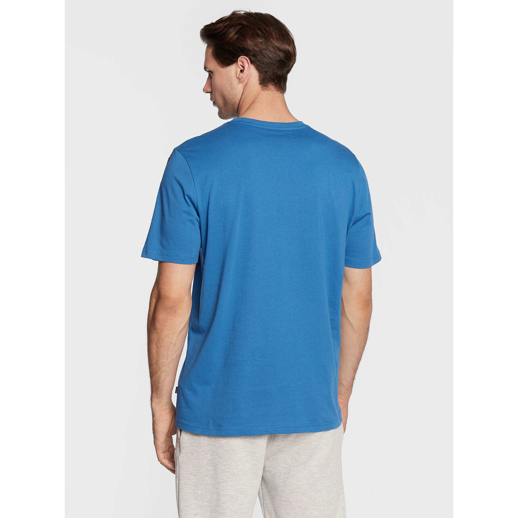 Puma Tricou Essentials+ Tape 847382 Albastru Regular Fit - Pled.ro