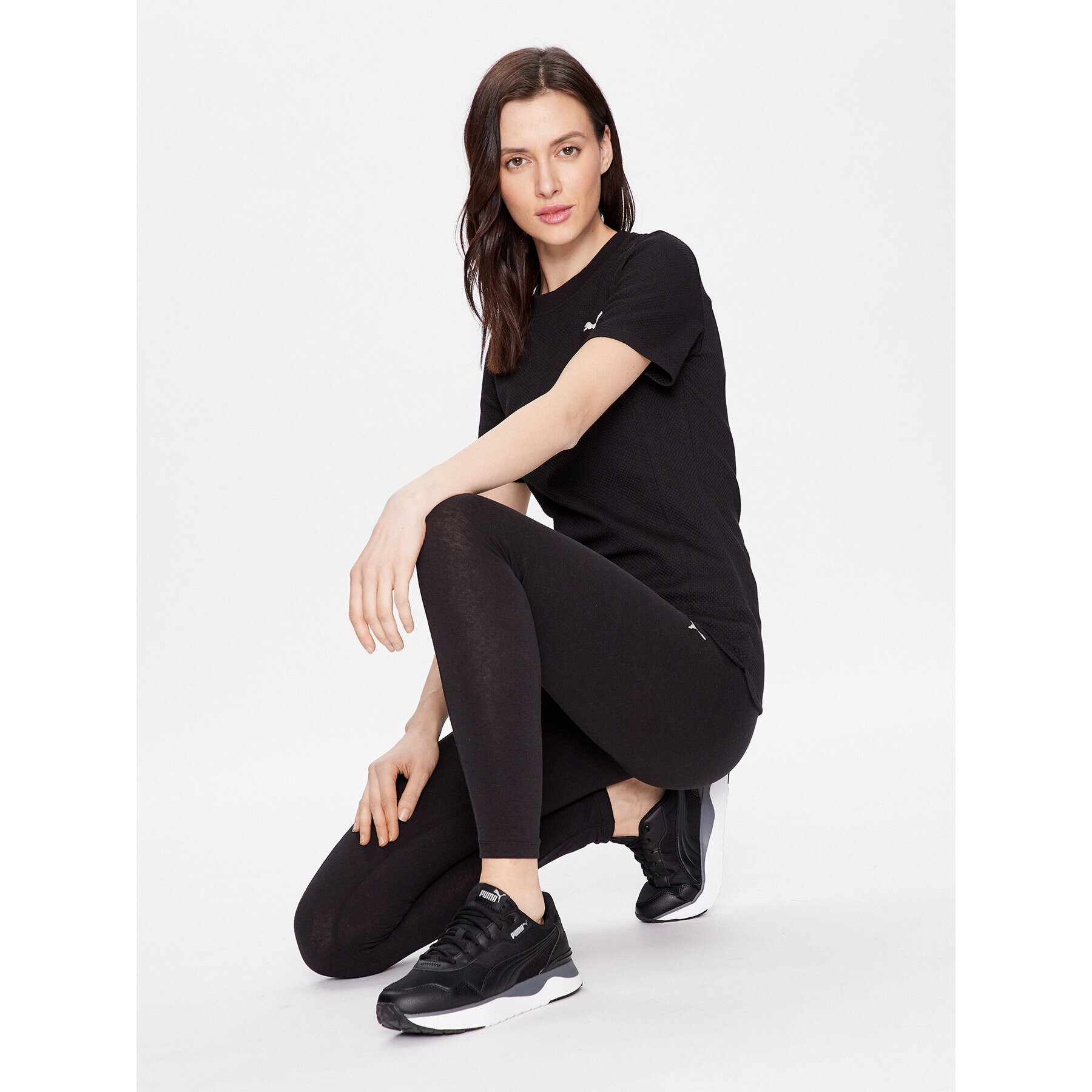 Puma Tricou Her 674063 Negru Slim Fit - Pled.ro