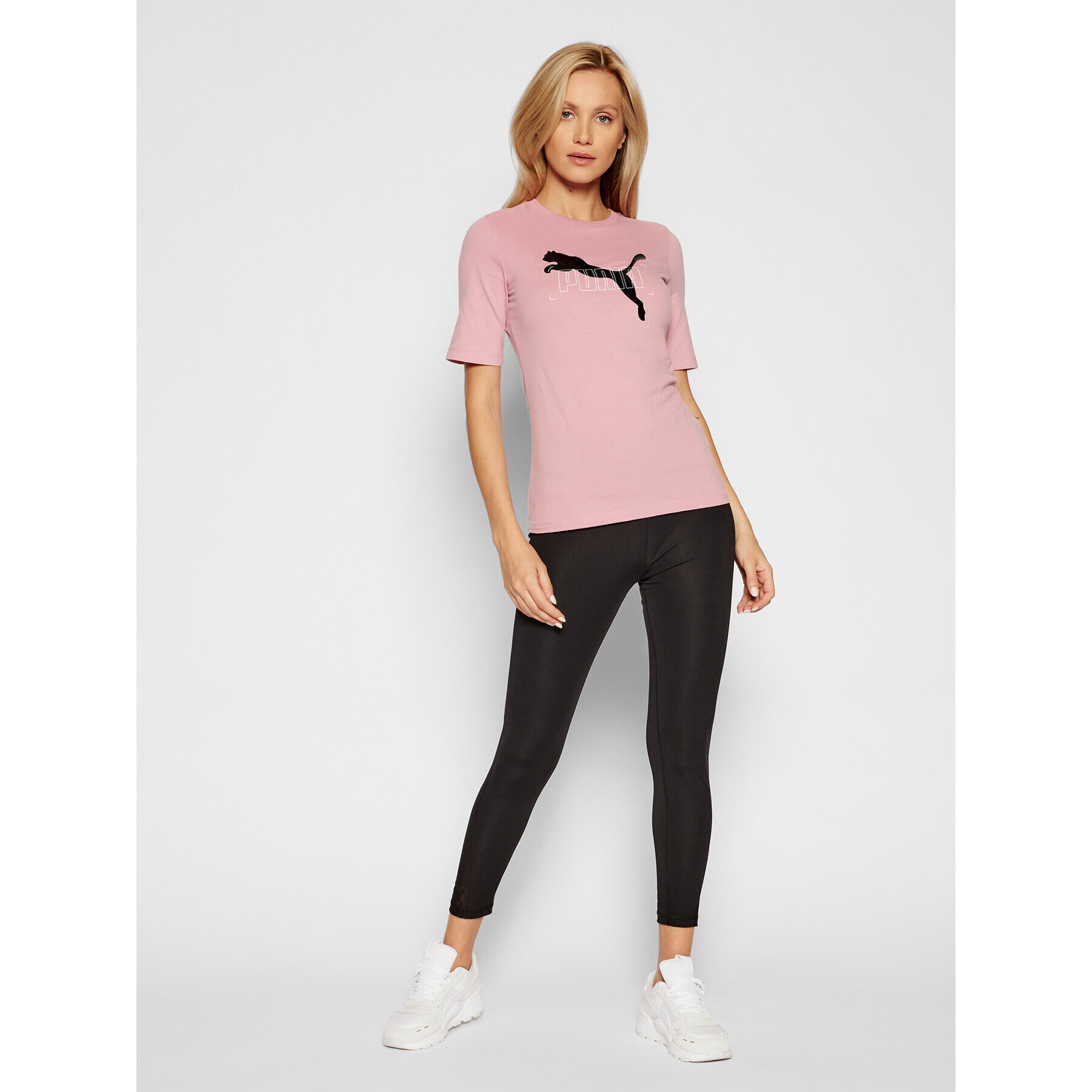 Puma Tricou Nu-tility 583546 Roz Regular Fit - Pled.ro