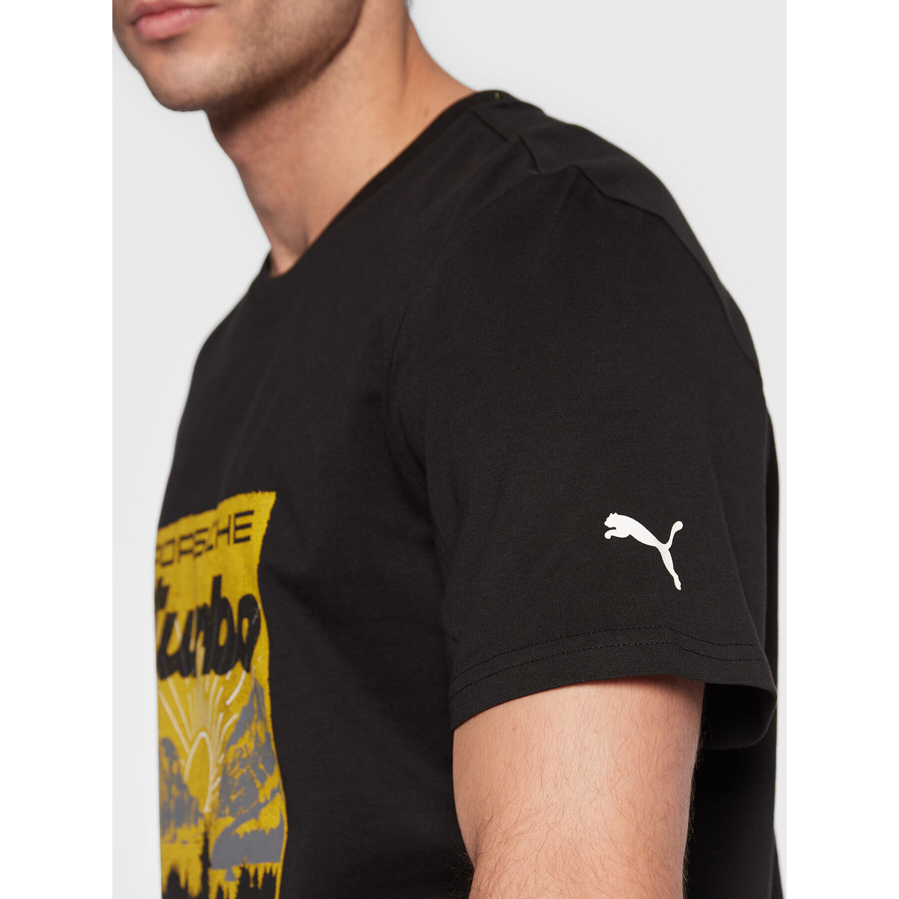 Puma Tricou Pl Graphic 534832 Negru Regular Fit - Pled.ro