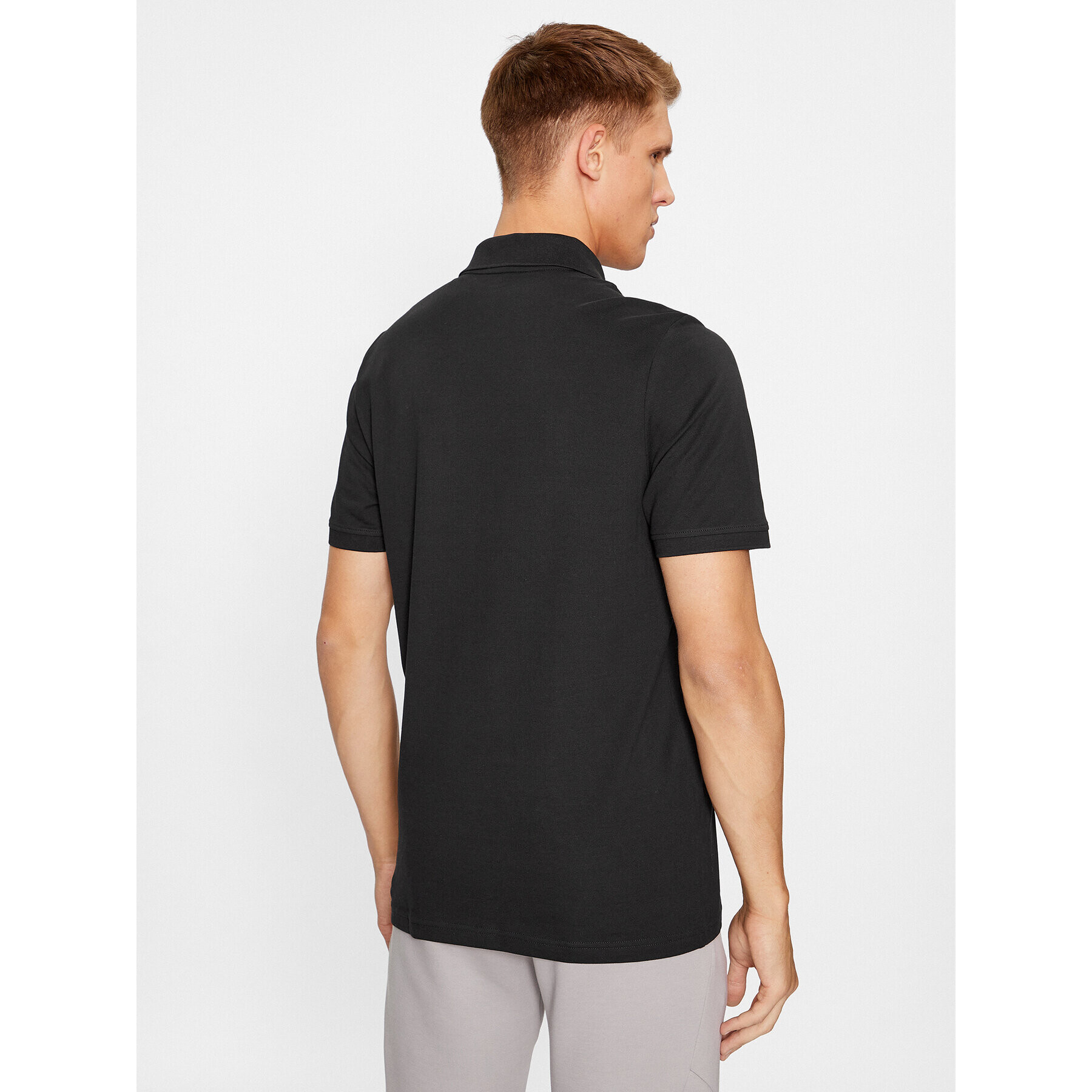 Puma Tricou polo Ess Pique 586674 Negru Regular Fit - Pled.ro