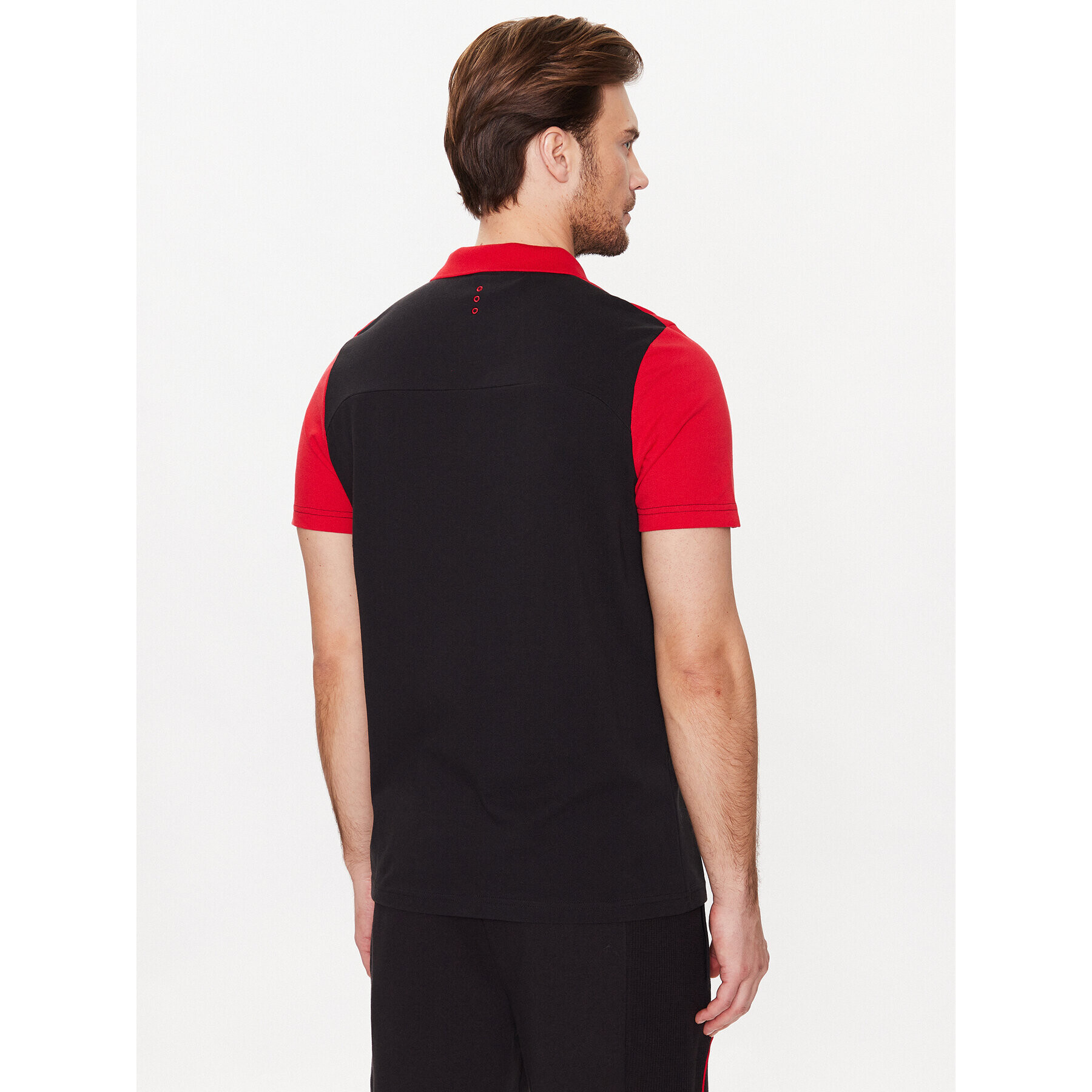 Puma Tricou polo Ferrari 538169 Negru Regular Fit - Pled.ro