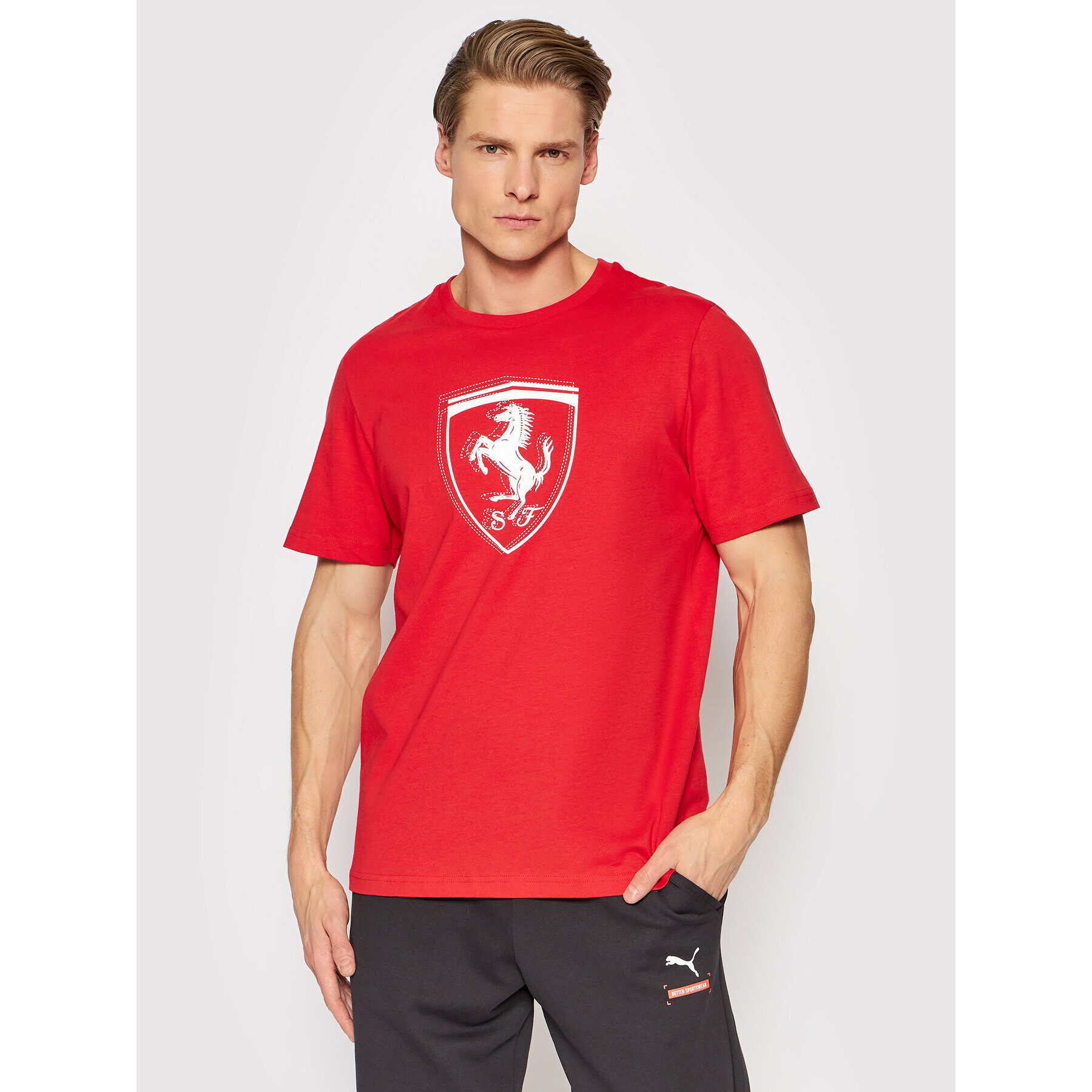 Puma Tricou Scuderia Ferrari Race 533752 Roșu Regular Fit - Pled.ro