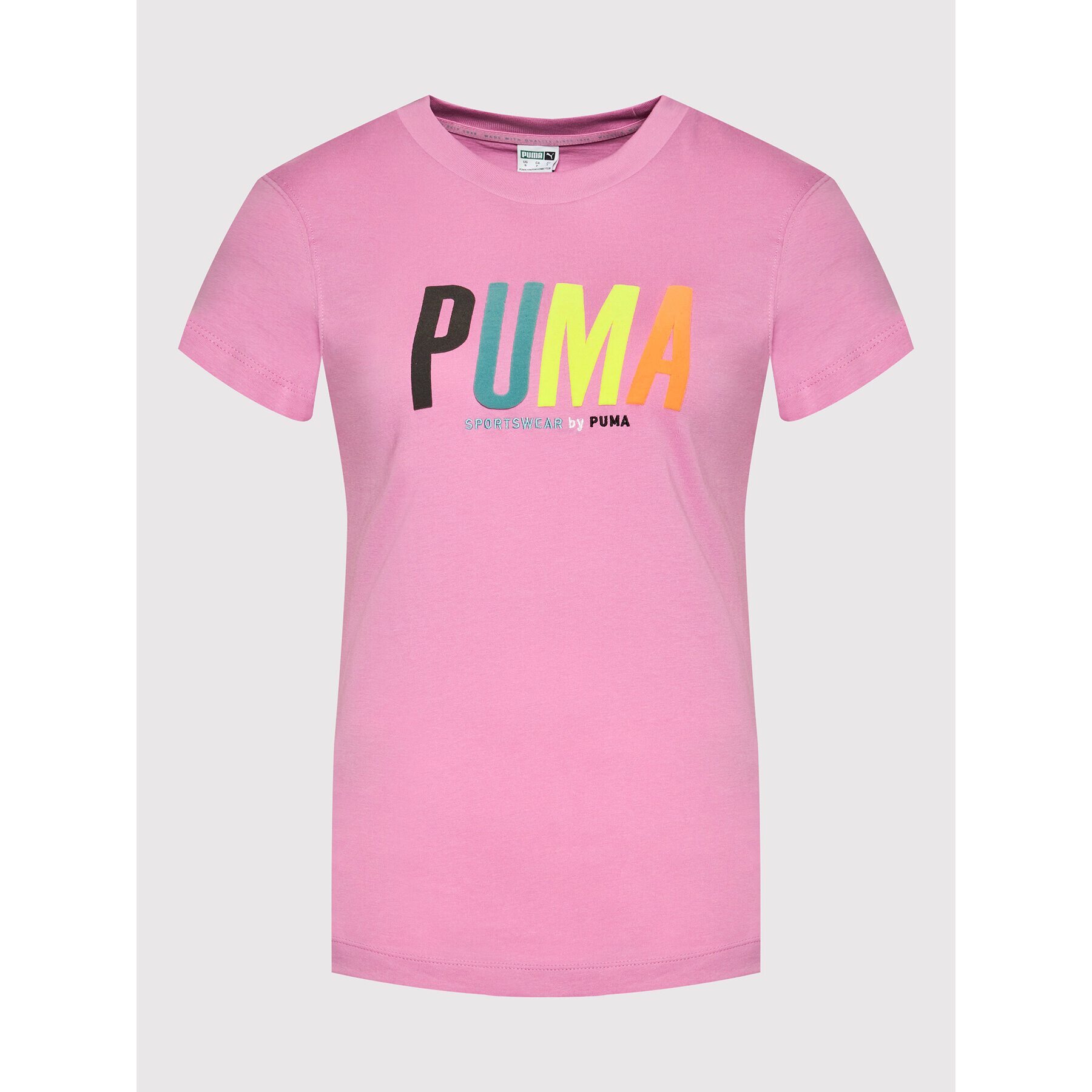 Puma Tricou SMILEY WORLD Graphic 533559 Roz Regular Fit - Pled.ro