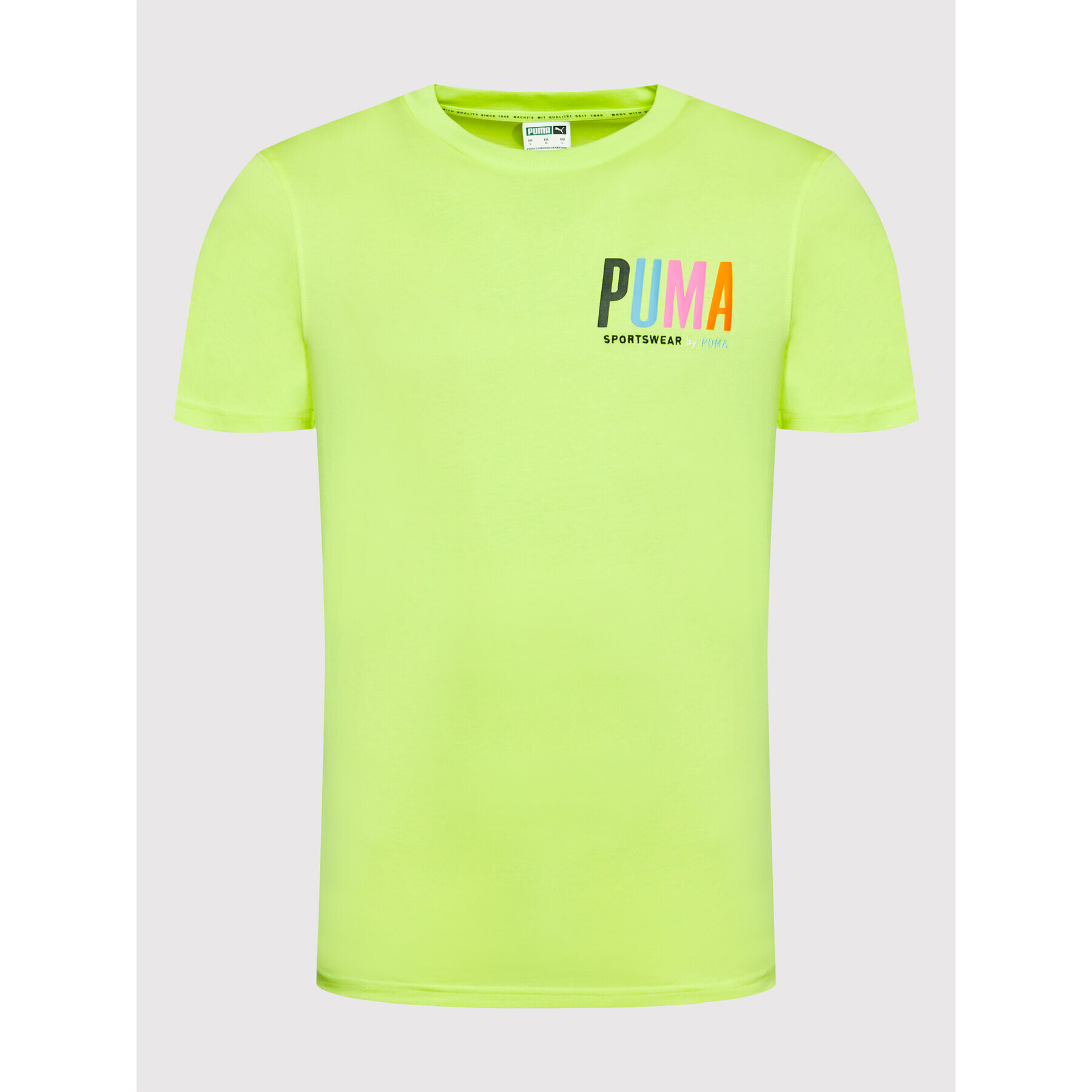 Puma Tricou SWxP Graphic 533623 Galben Regular Fit - Pled.ro