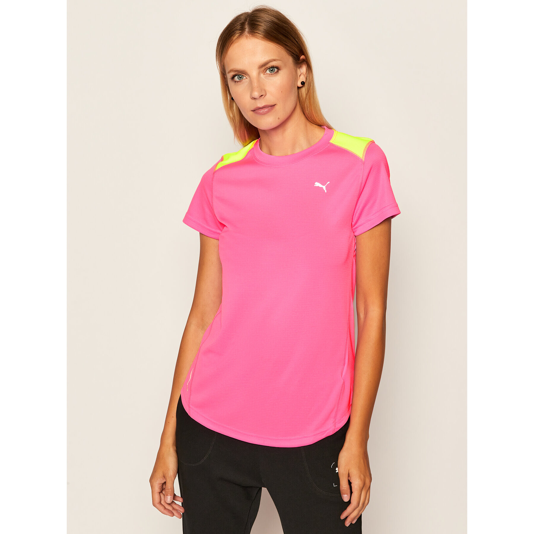 Puma Tricou tehnic Ignite Ss 518255 Roz Regular Fit - Pled.ro