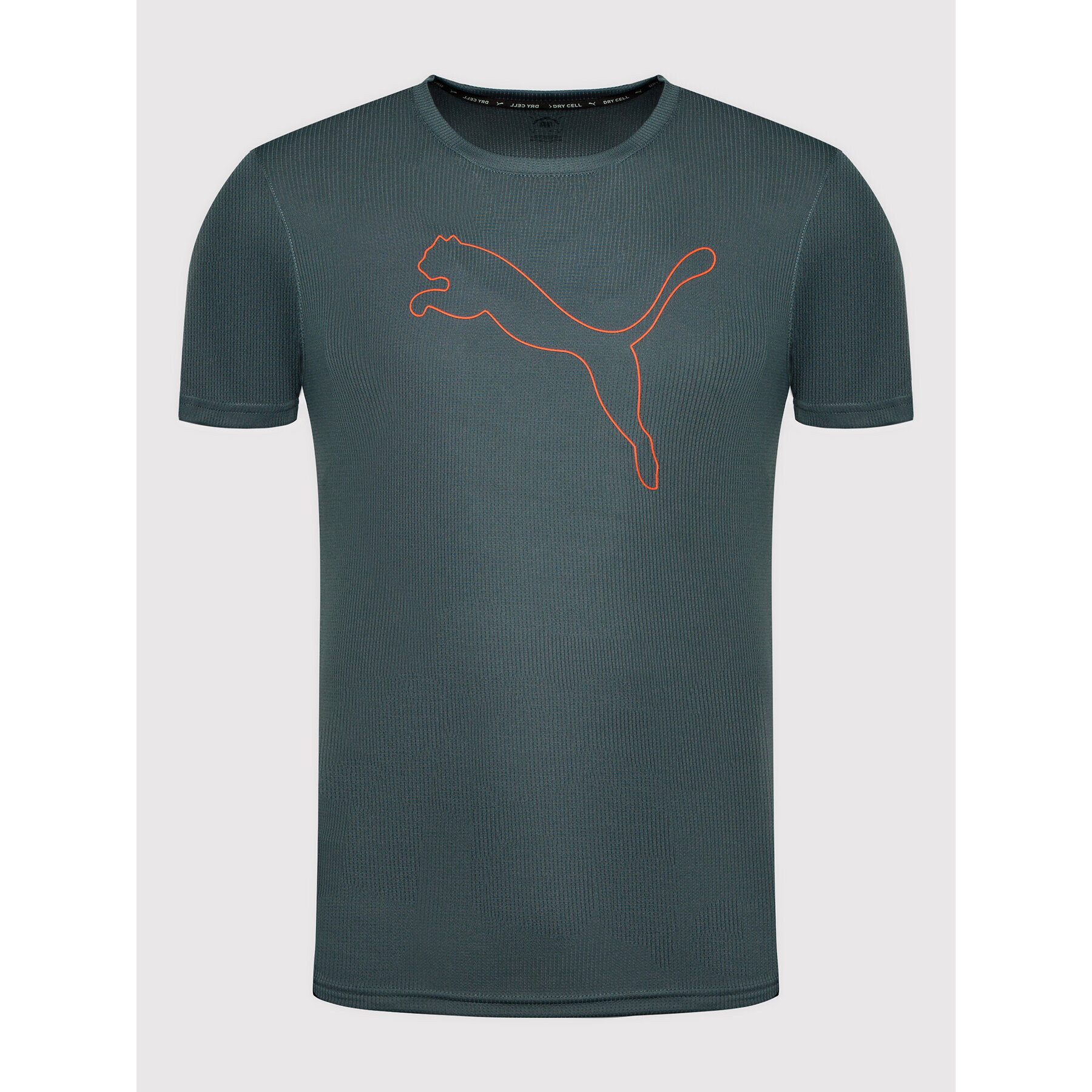 Puma Tricou tehnic Performance Cat 520491 Gri Regular Fit - Pled.ro