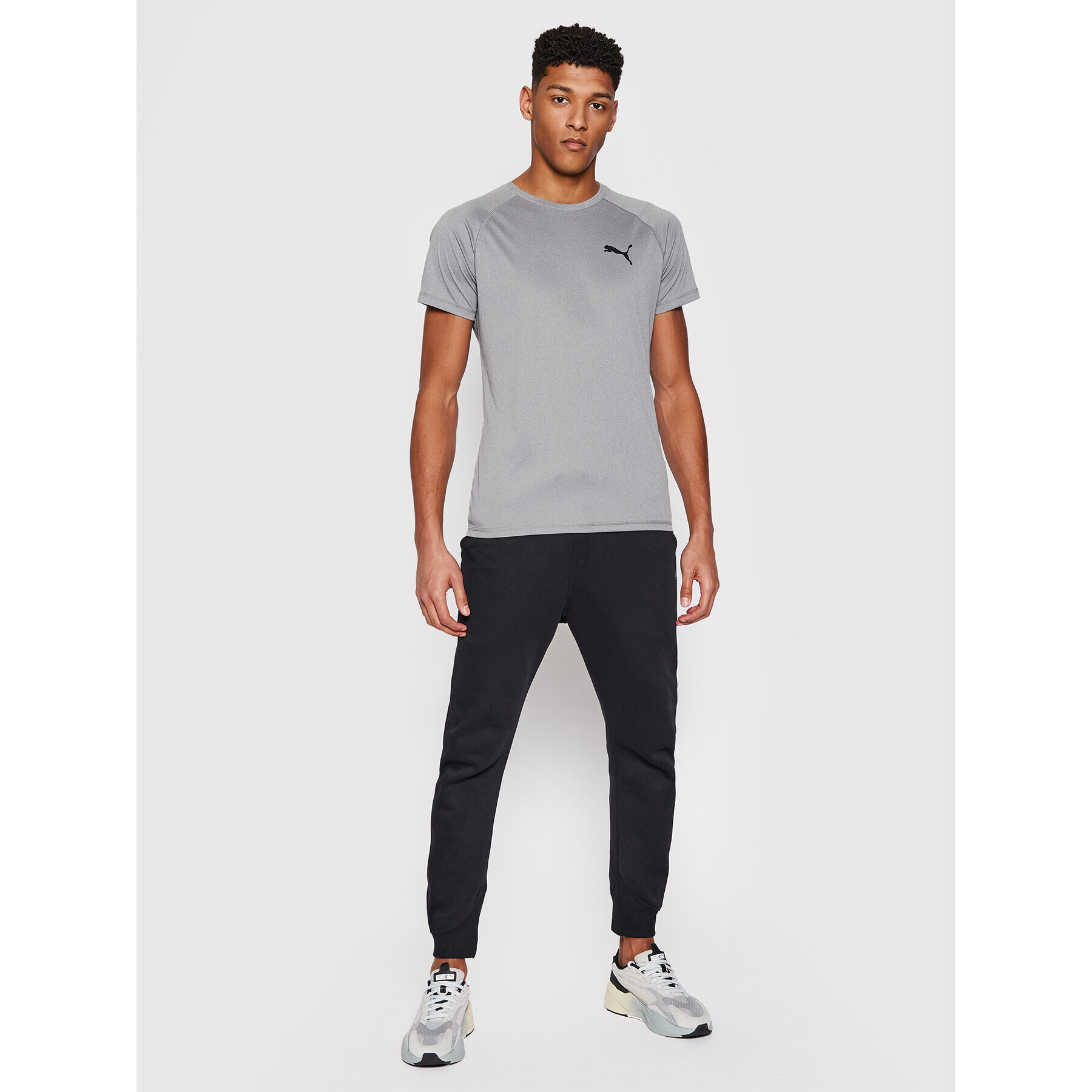 Puma Tricou tehnic Rtg Tee 585827 Gri Slim Fit - Pled.ro