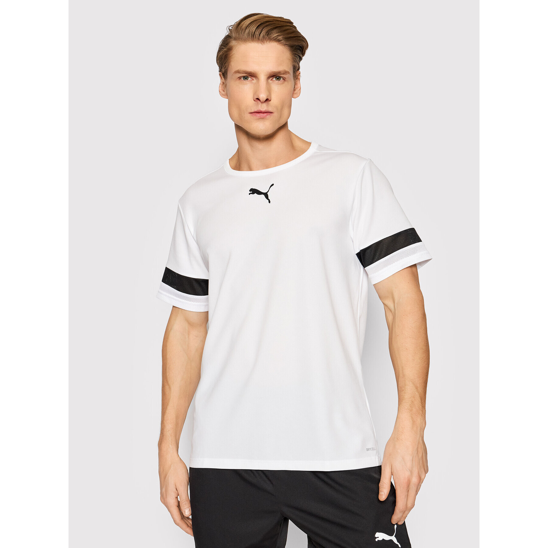 Puma Tricou tehnic Teamrise 704932 Alb Regular Fit - Pled.ro