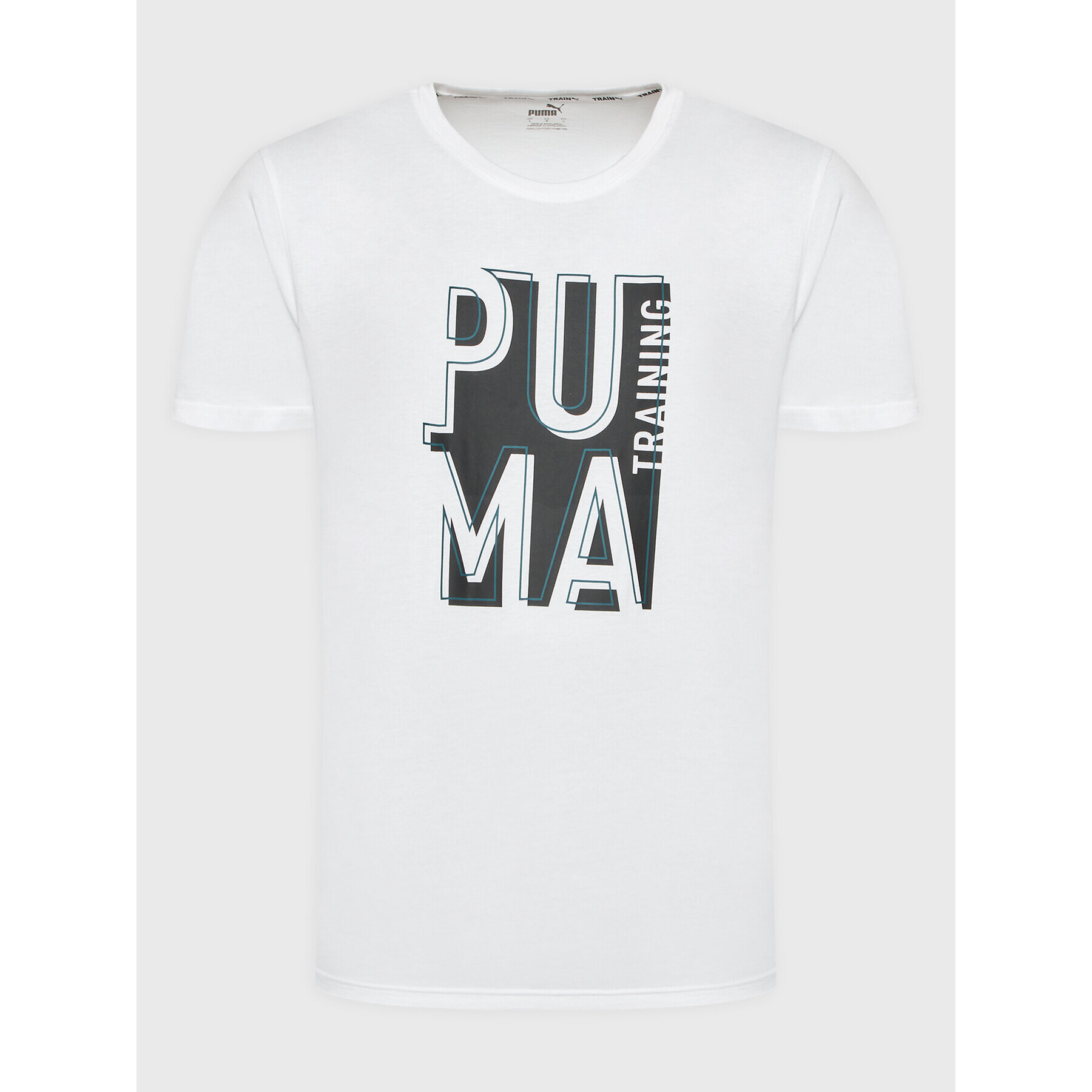 Puma Tricou Training Ss 522497 Alb Regular Fit - Pled.ro