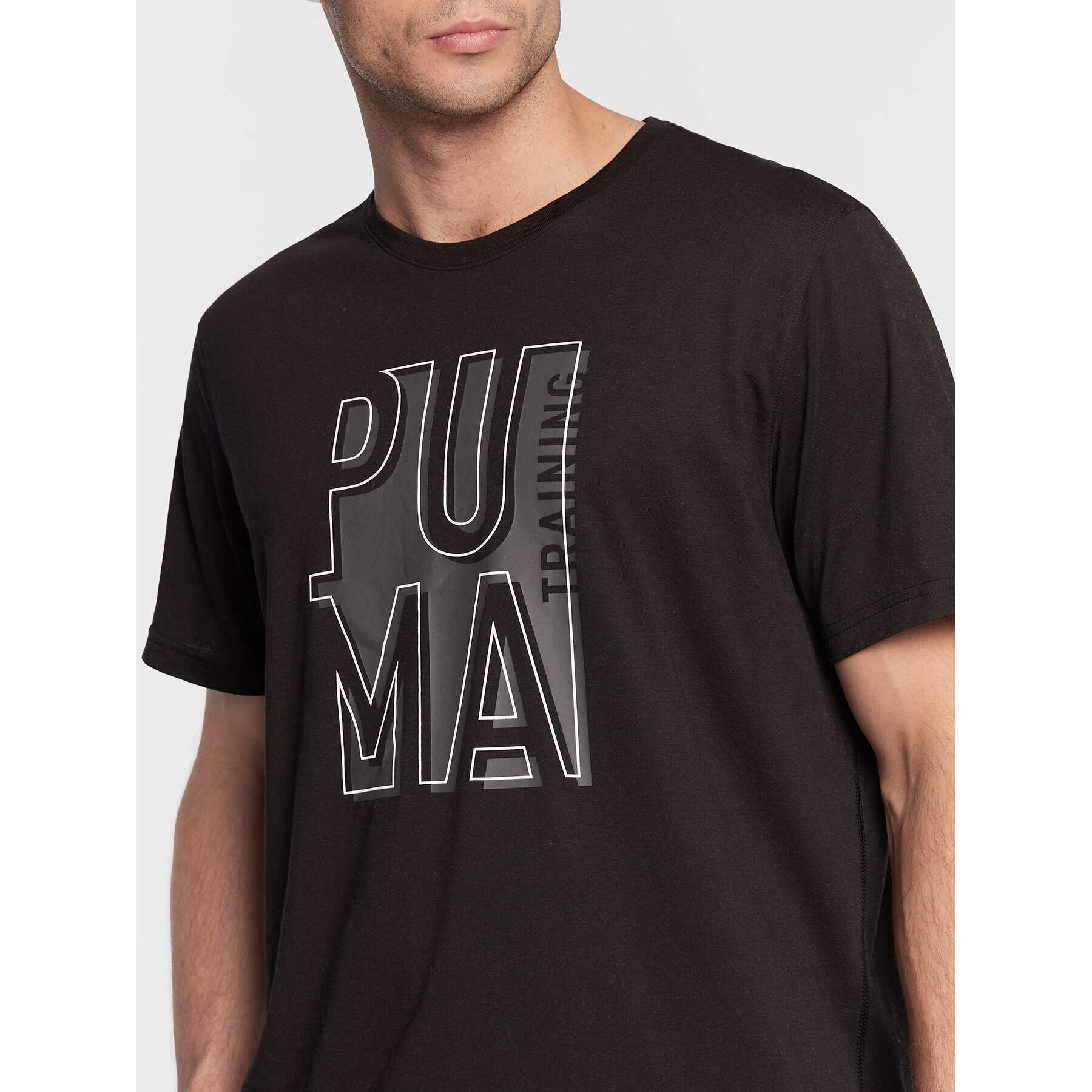 Puma Tricou Training Ss 522497 Negru Regular Fit - Pled.ro